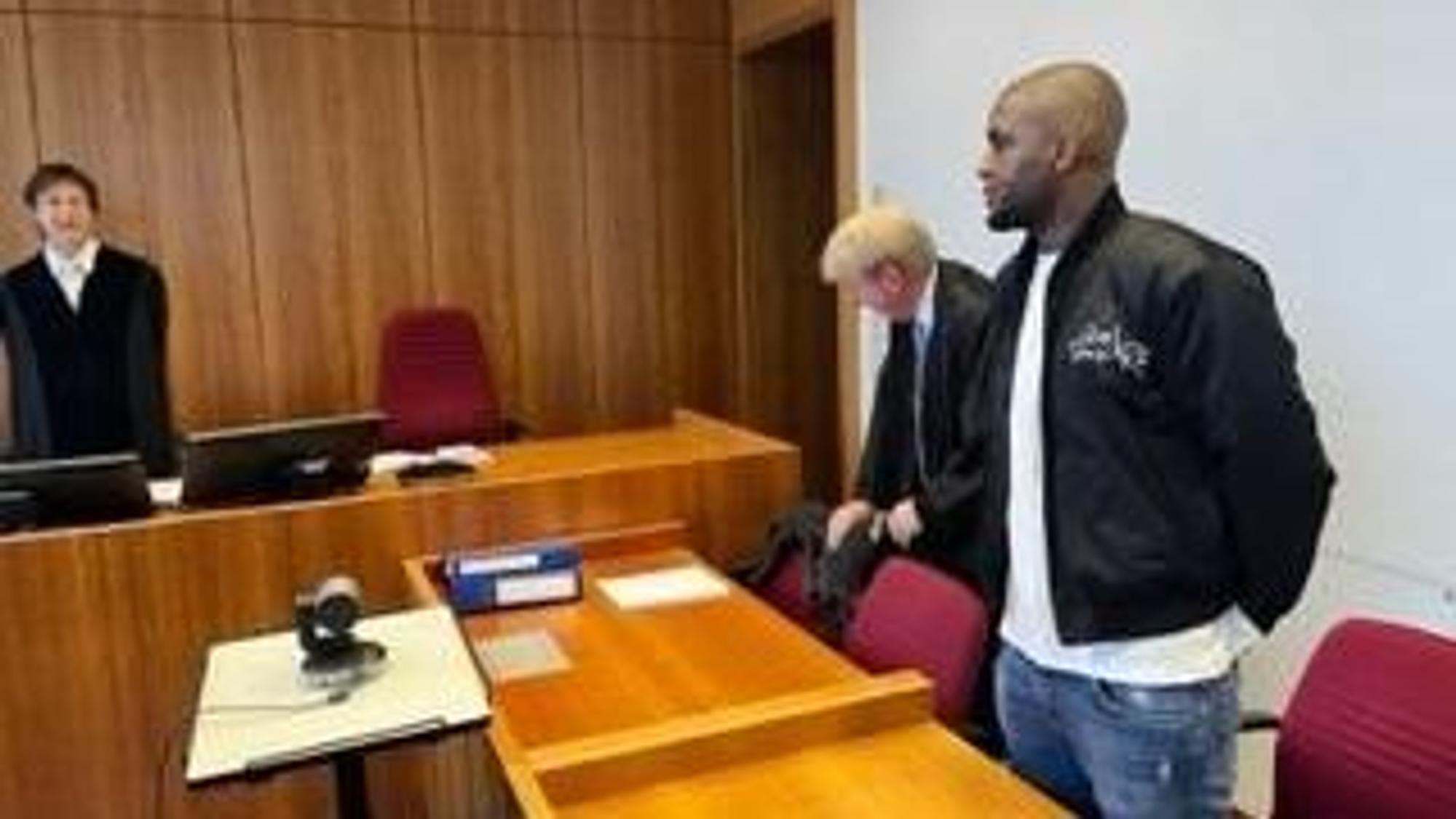 Anthony Modeste bei Prozess am Landgericht Bonn.