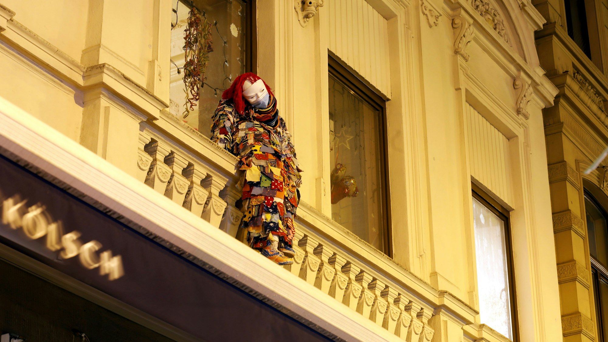 Der Nubbel an einem Haus.