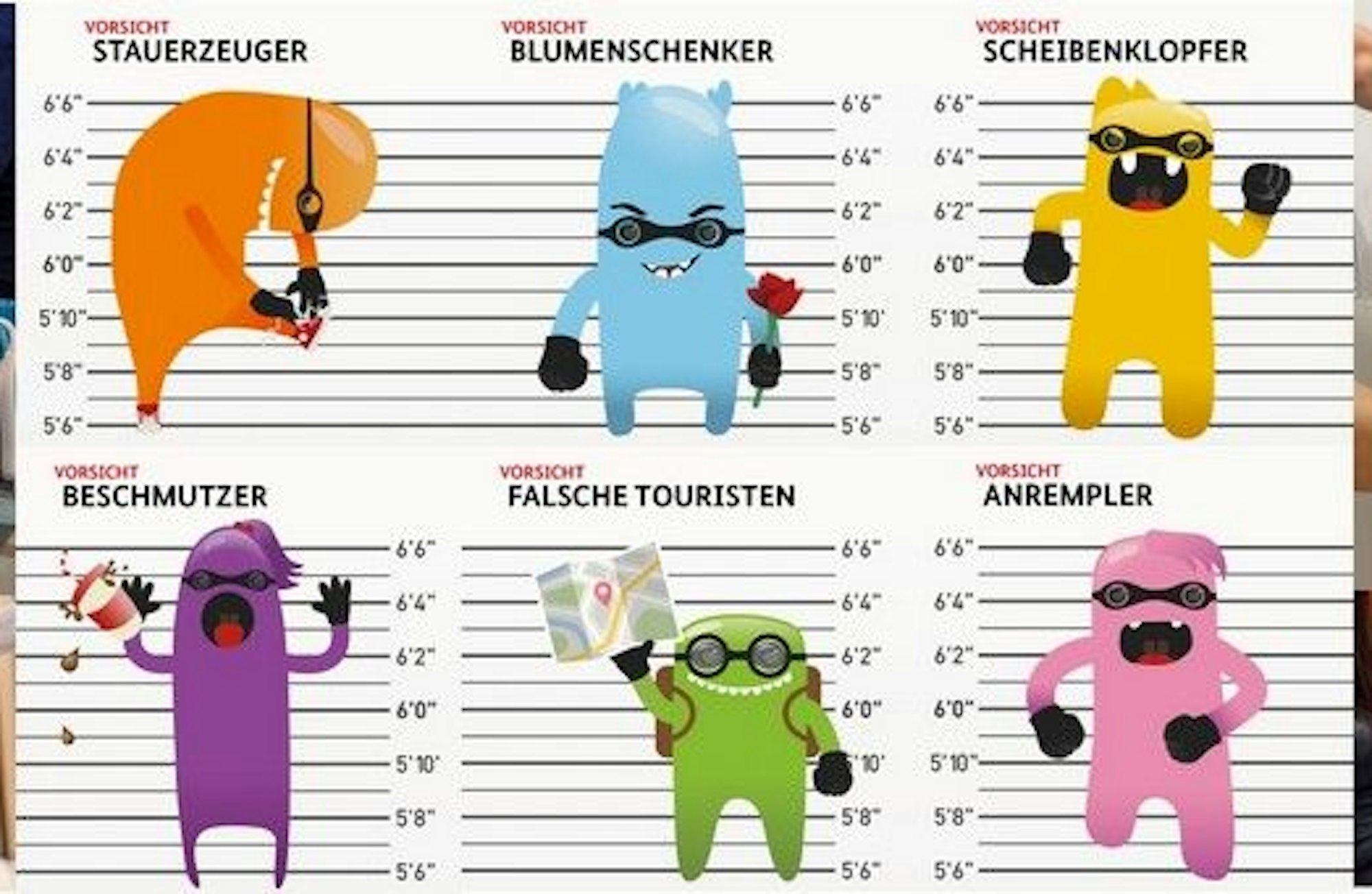 In einer Übersicht warnt die Bundespolizei vor sechs Maschen von Taschendieben.