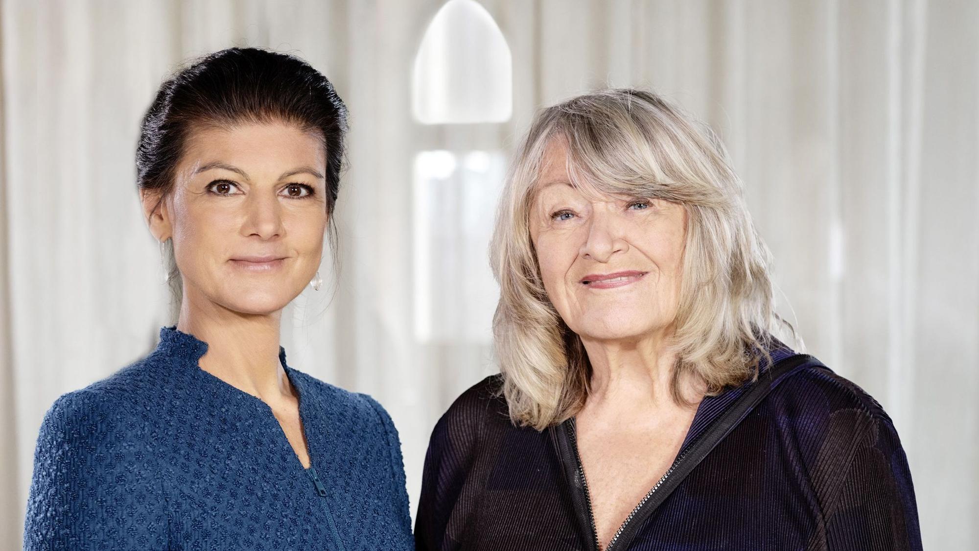 Sahra Wagenknecht und Alice Schwarzer (von links) haben ein Friedensmanifest initiiert.