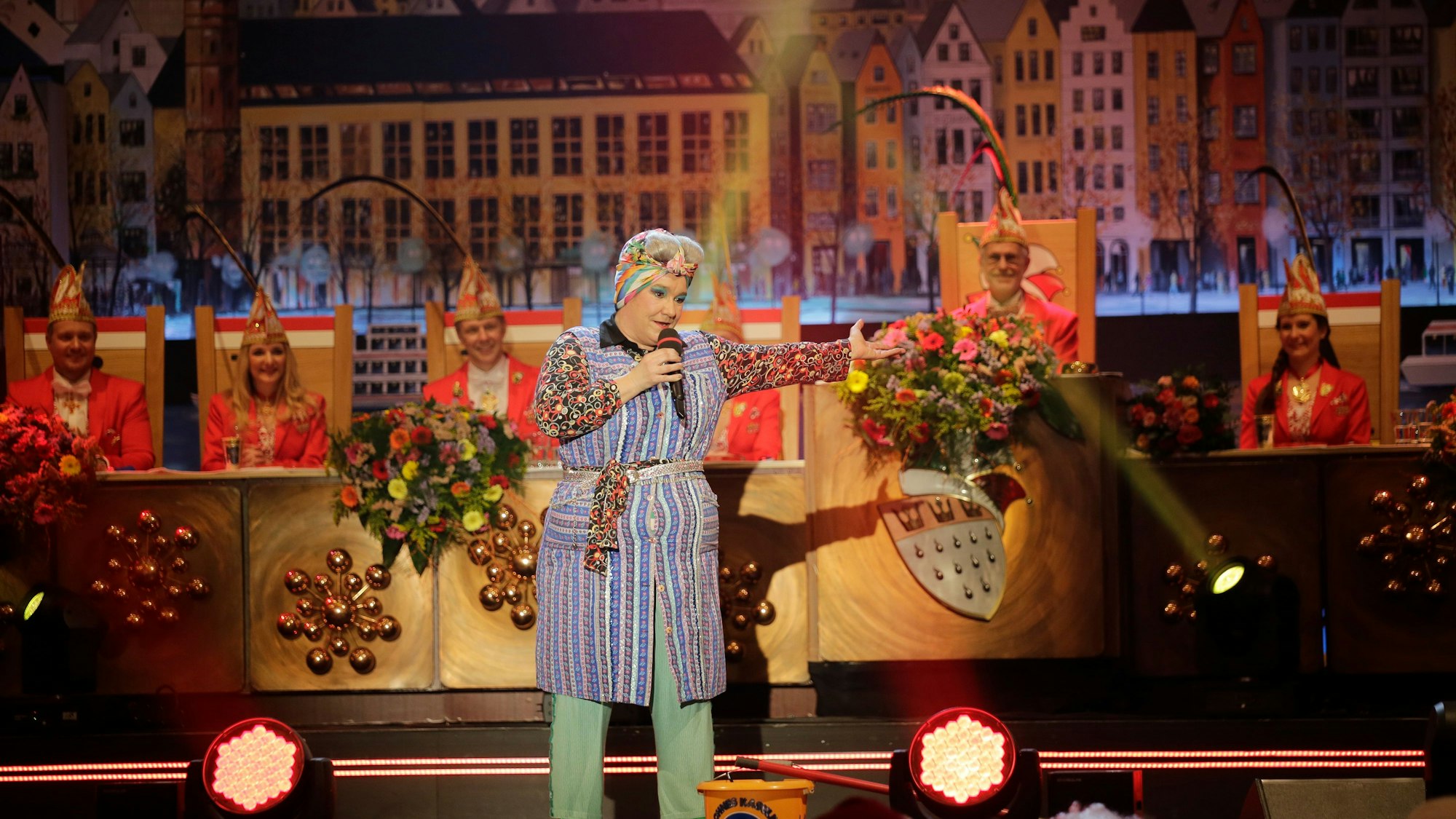 12.02.2023, Köln: Achnes Kasulke TV-Sitzung ARD Fernsehsitzung Gürzenich Foto: Stefan Worring