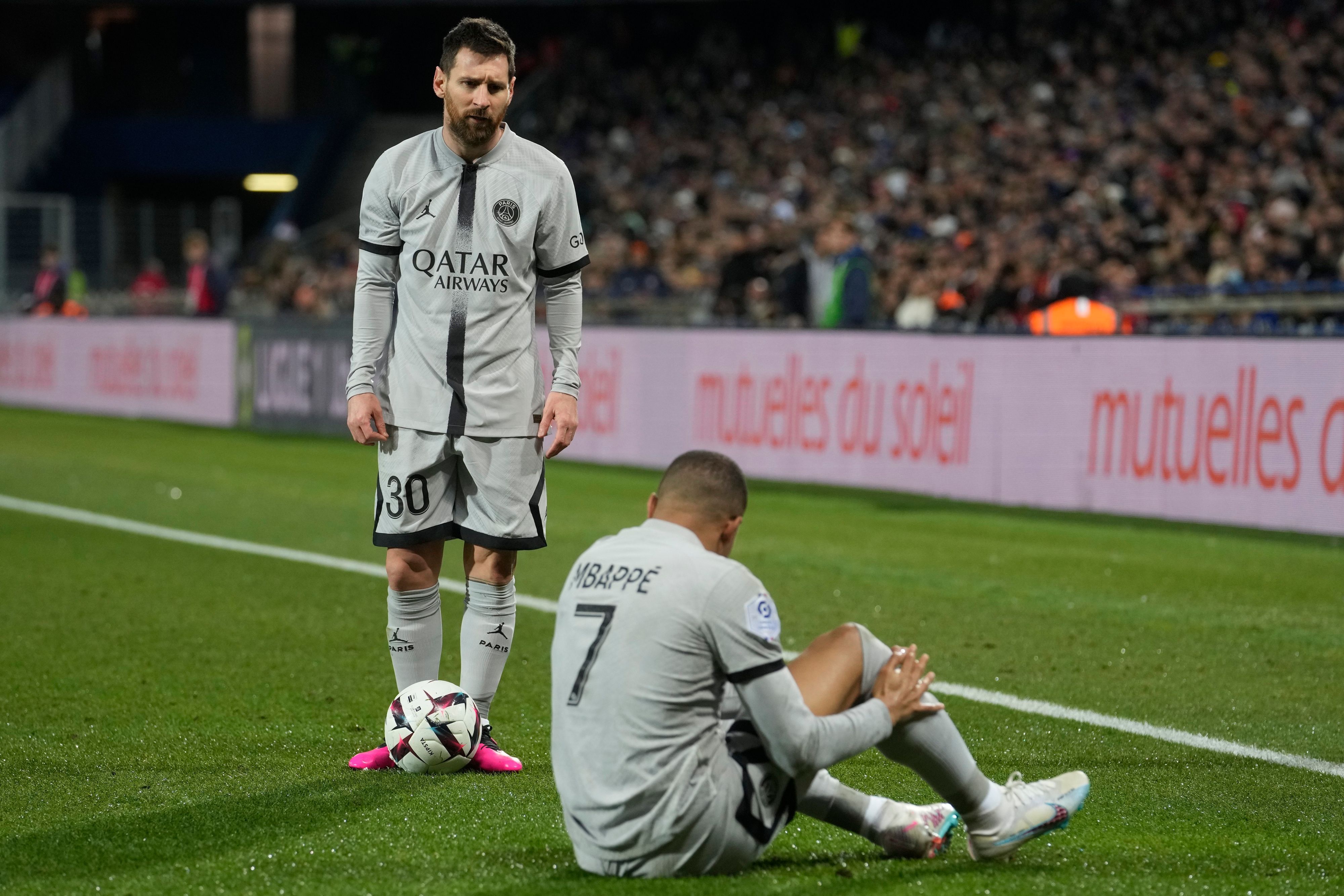 PSG's Lionel Messi und Kylian Mbappe