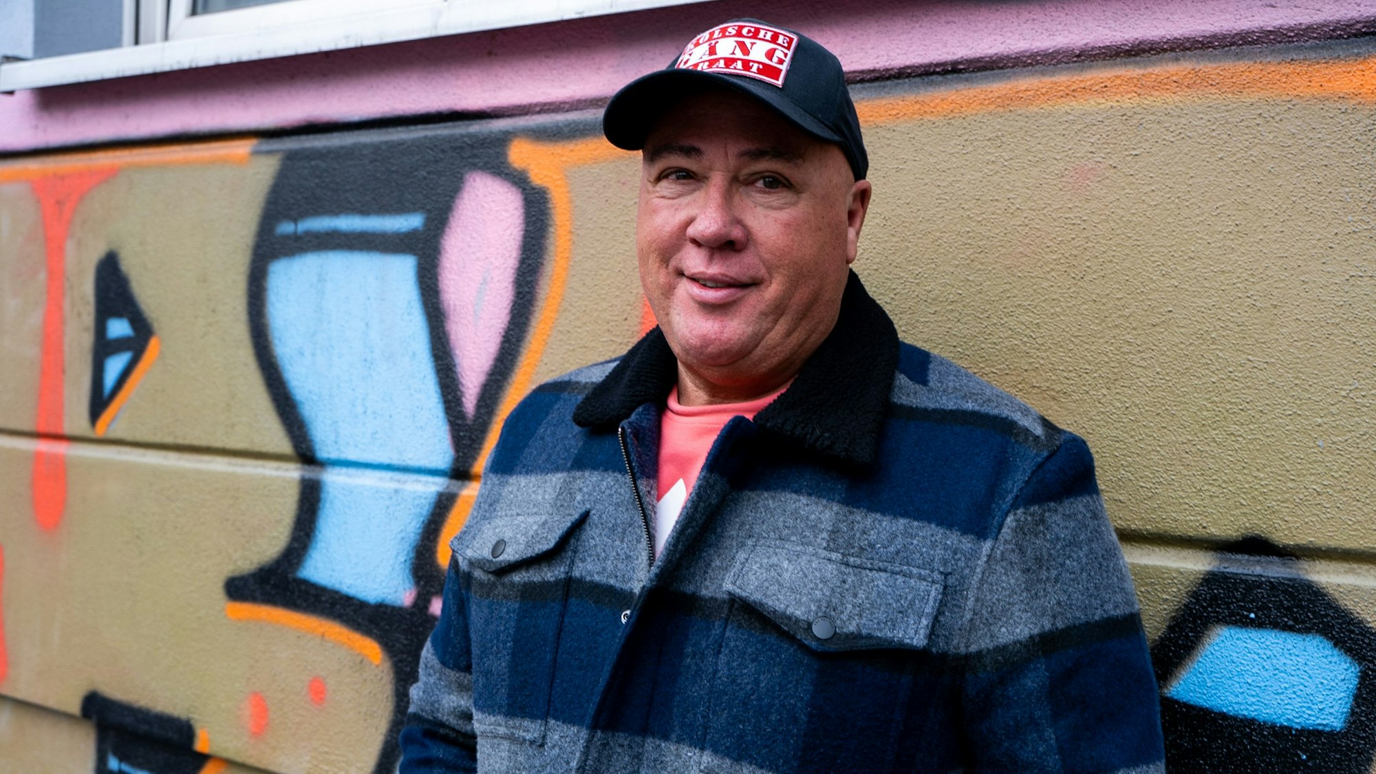 Ramon Ademes, Türsteher, beim Interview in der Südstadt.