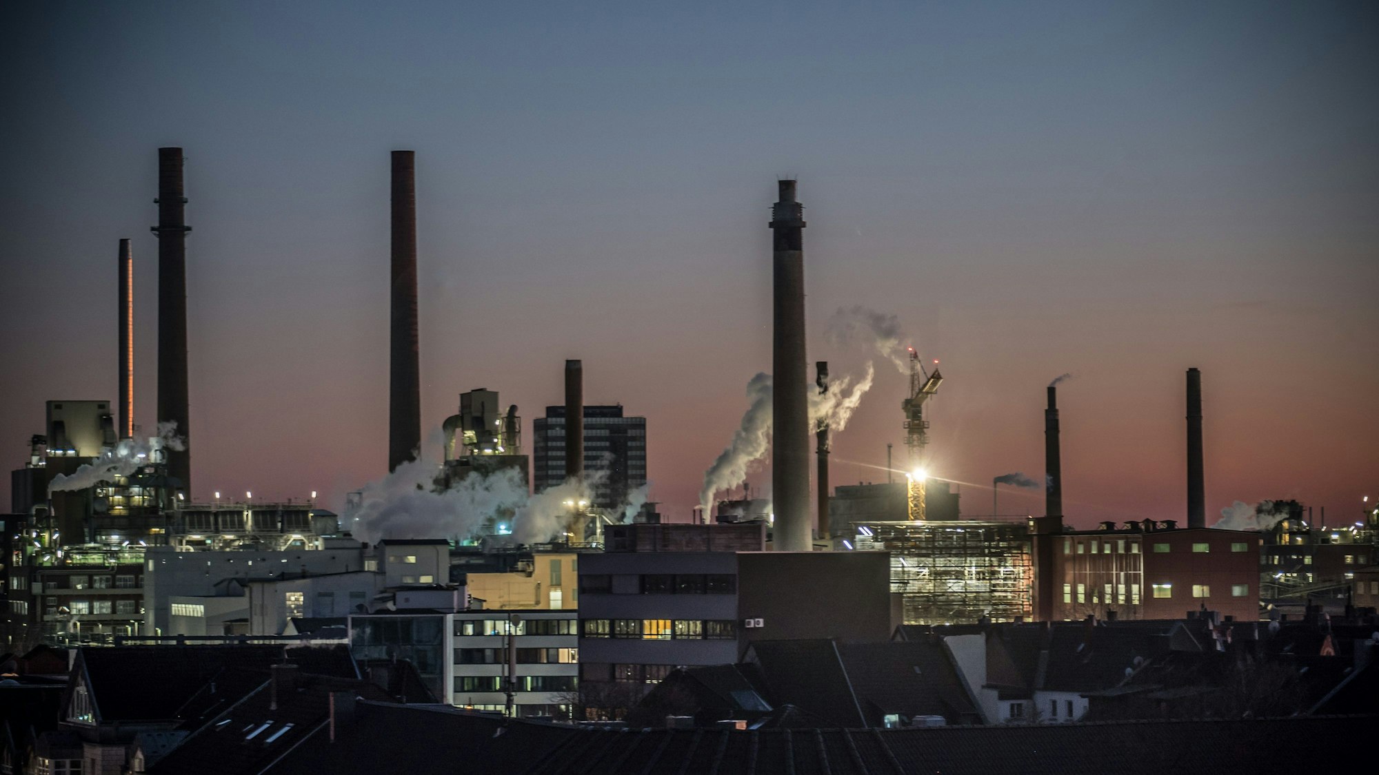 Blick auf den Chempark.