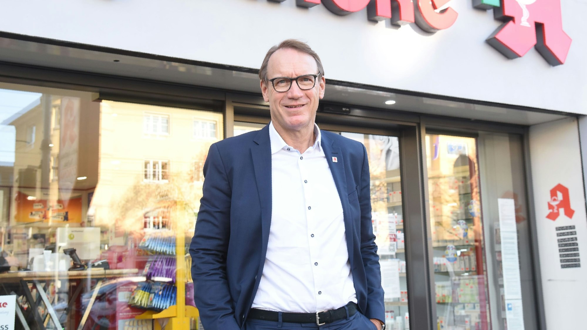 Porträt von Thomas Preis, Chef des Apotheker-Verbandes Köln und Nordrhein.