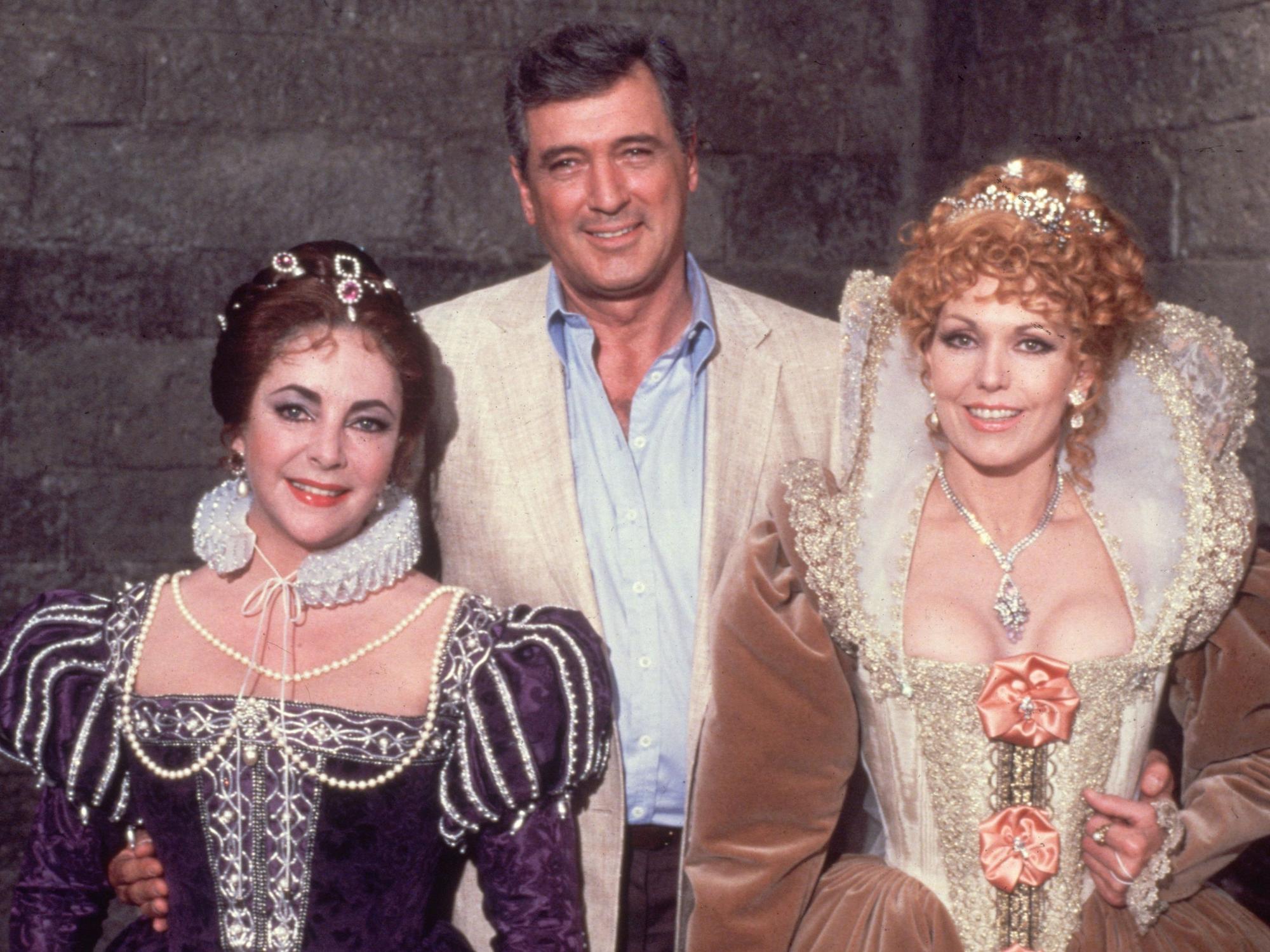 Elizabeth Taylor, Rock Hudson und Kim Novak.