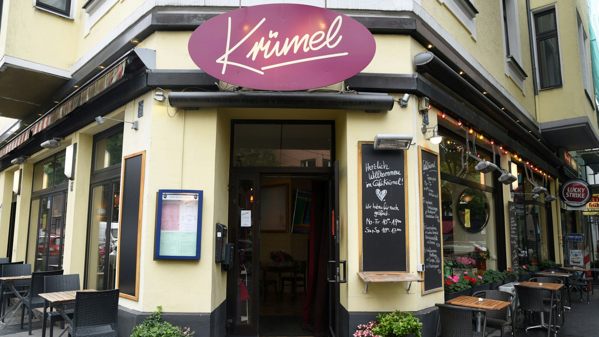 Das Café Krümel in Köln-Sülz
