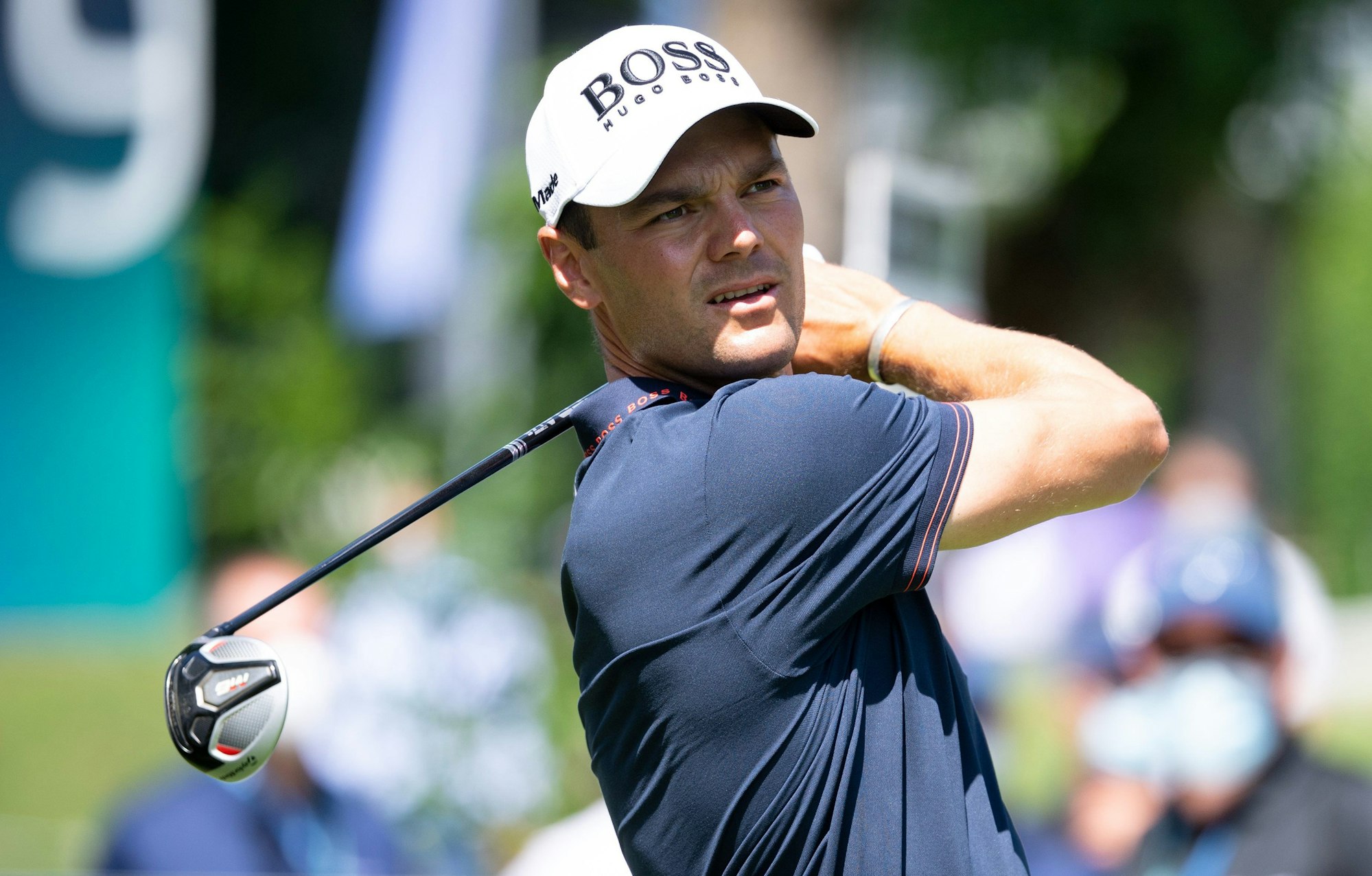 Golfprofi Martin Kaymer bei einem Schlag