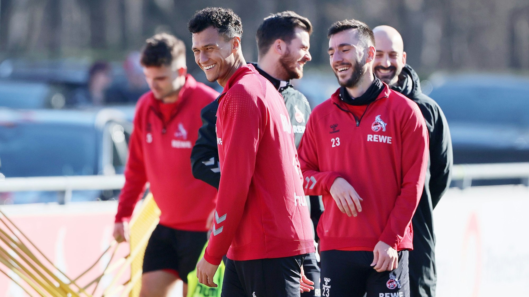 1. FC Köln, Training, vorne: Davie Selke (1. FC Köln). 14.02.2022, Bild: Herbert Bucco