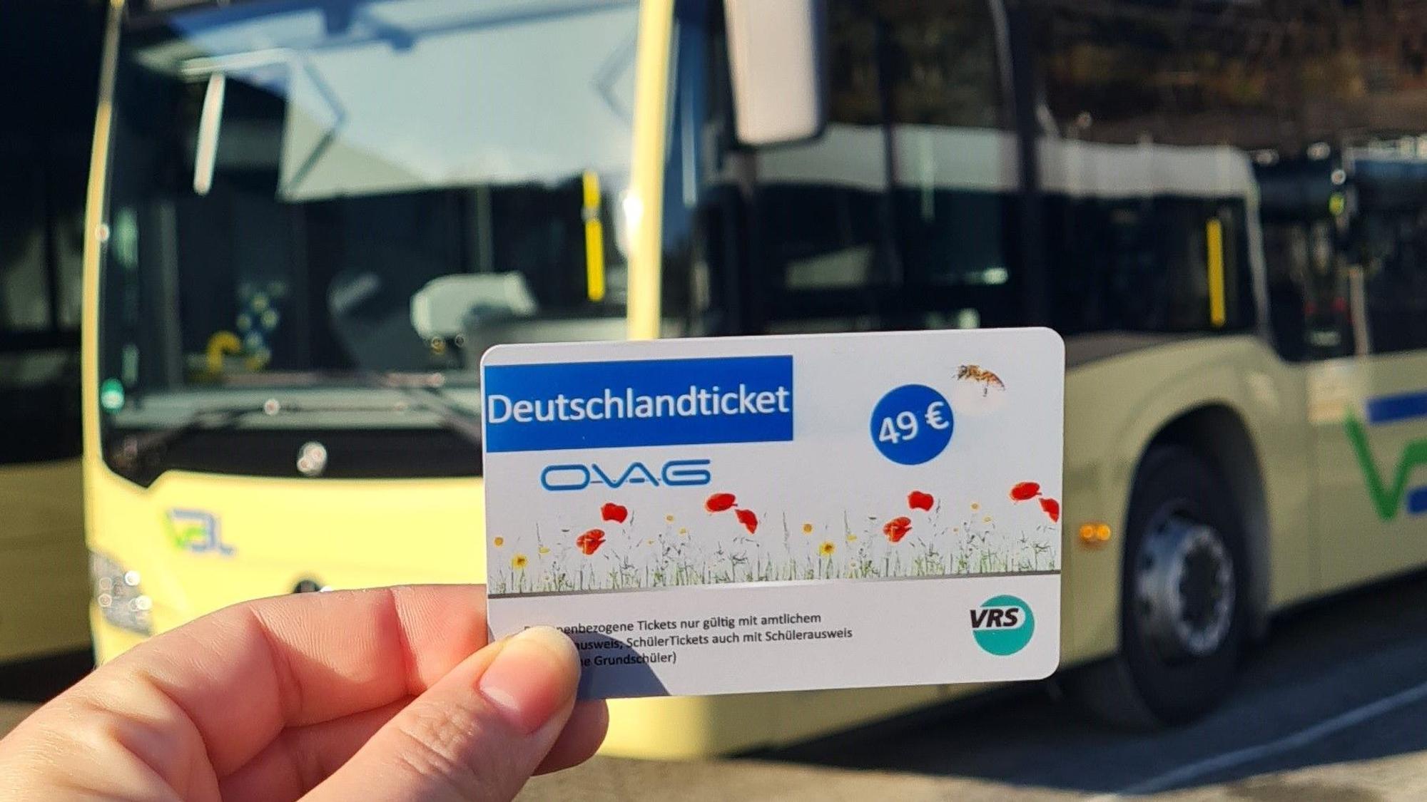 Ein Entwurf des 49-Euro-Tickets.