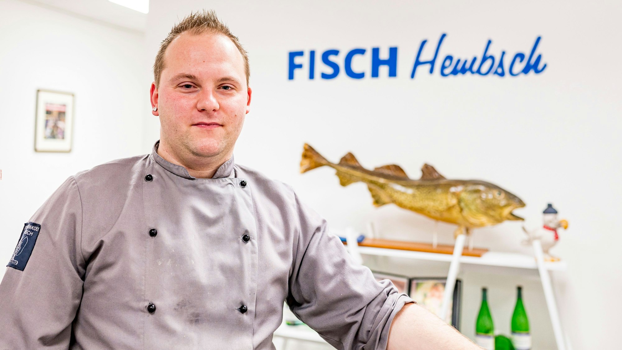 Inhaber Thomas Hembsch im Geschäft Fisch Hembsch in der Severinstraße