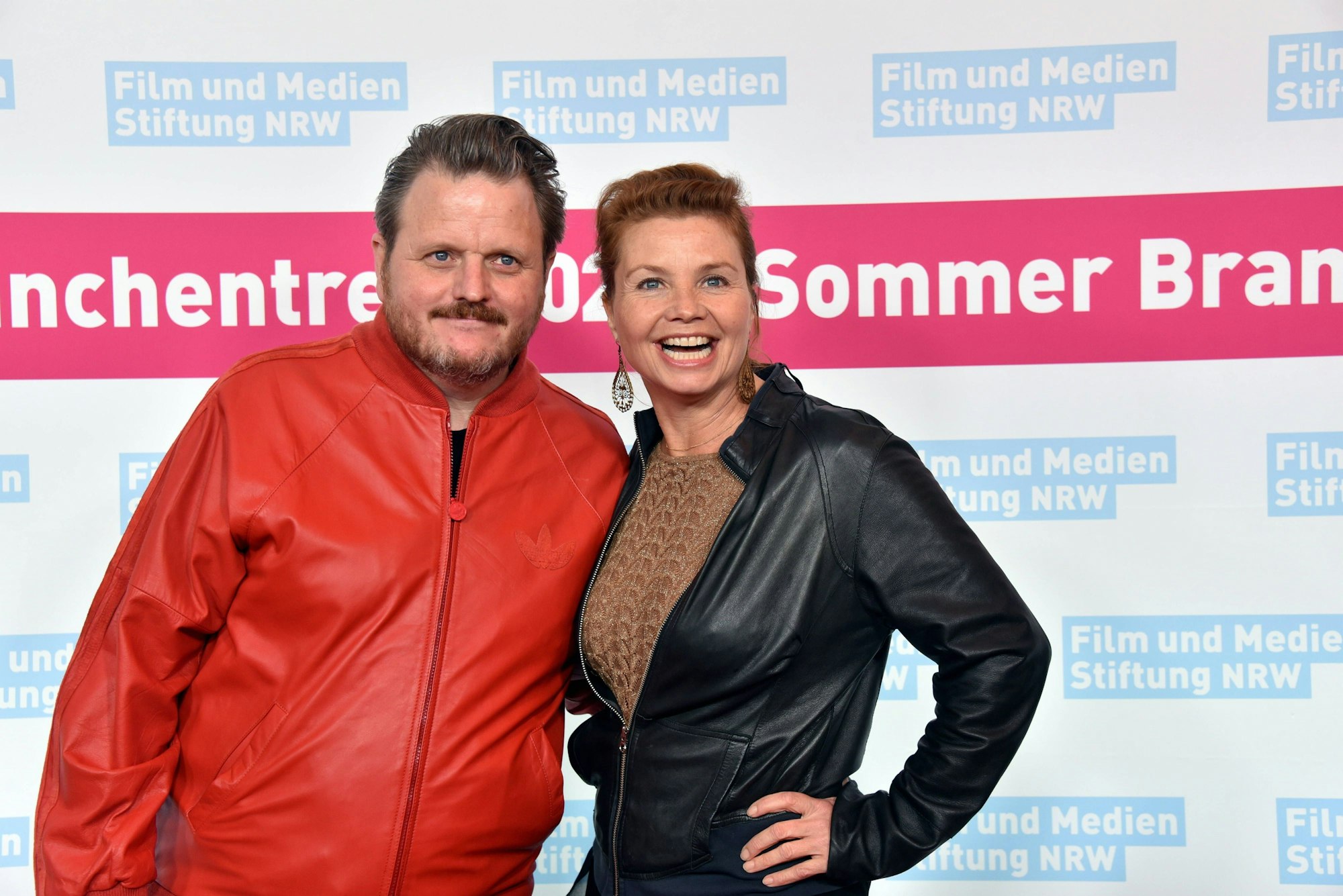 Regisseur Lutz Heineking jr und Schauspielerin Annette Frier kommen zum Sommer Branchentreff 2022 der Film- und Medienstiftung NRW