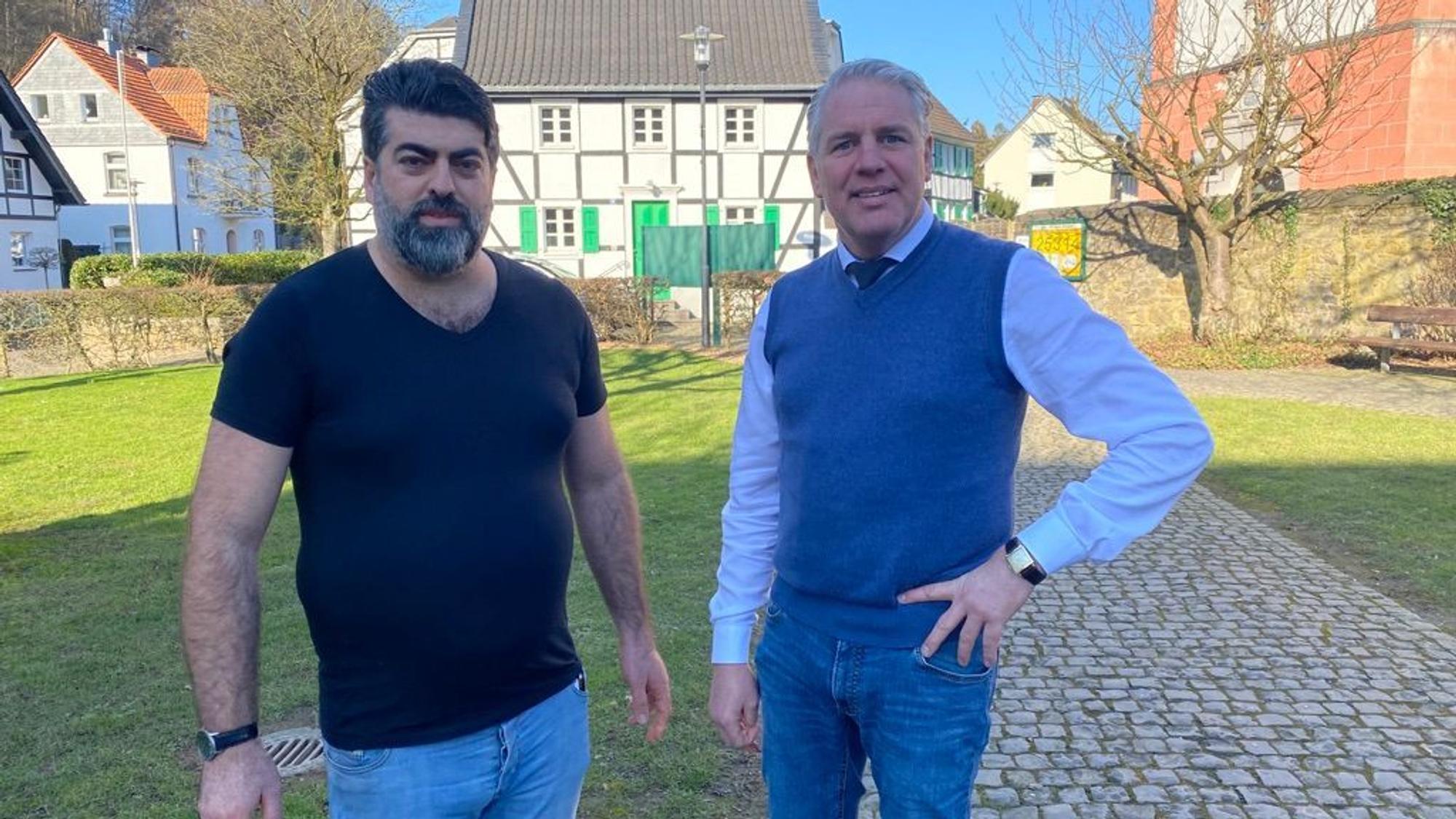 Erhan Karahan (l.) und Robert Lennerts.