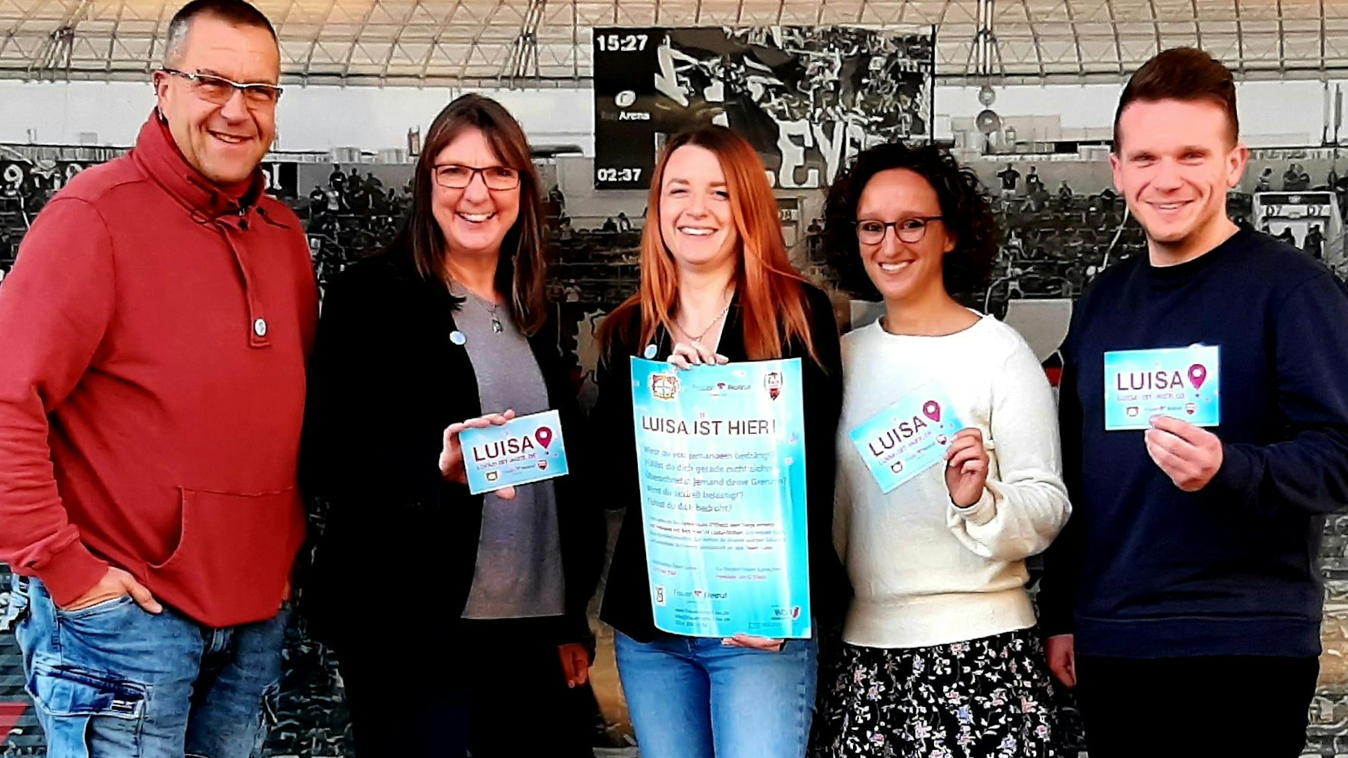 Andreas Paffrath, Andrea Frewer, Pia Kuhne, Daniela Frühling und Sebastian Friedrich.