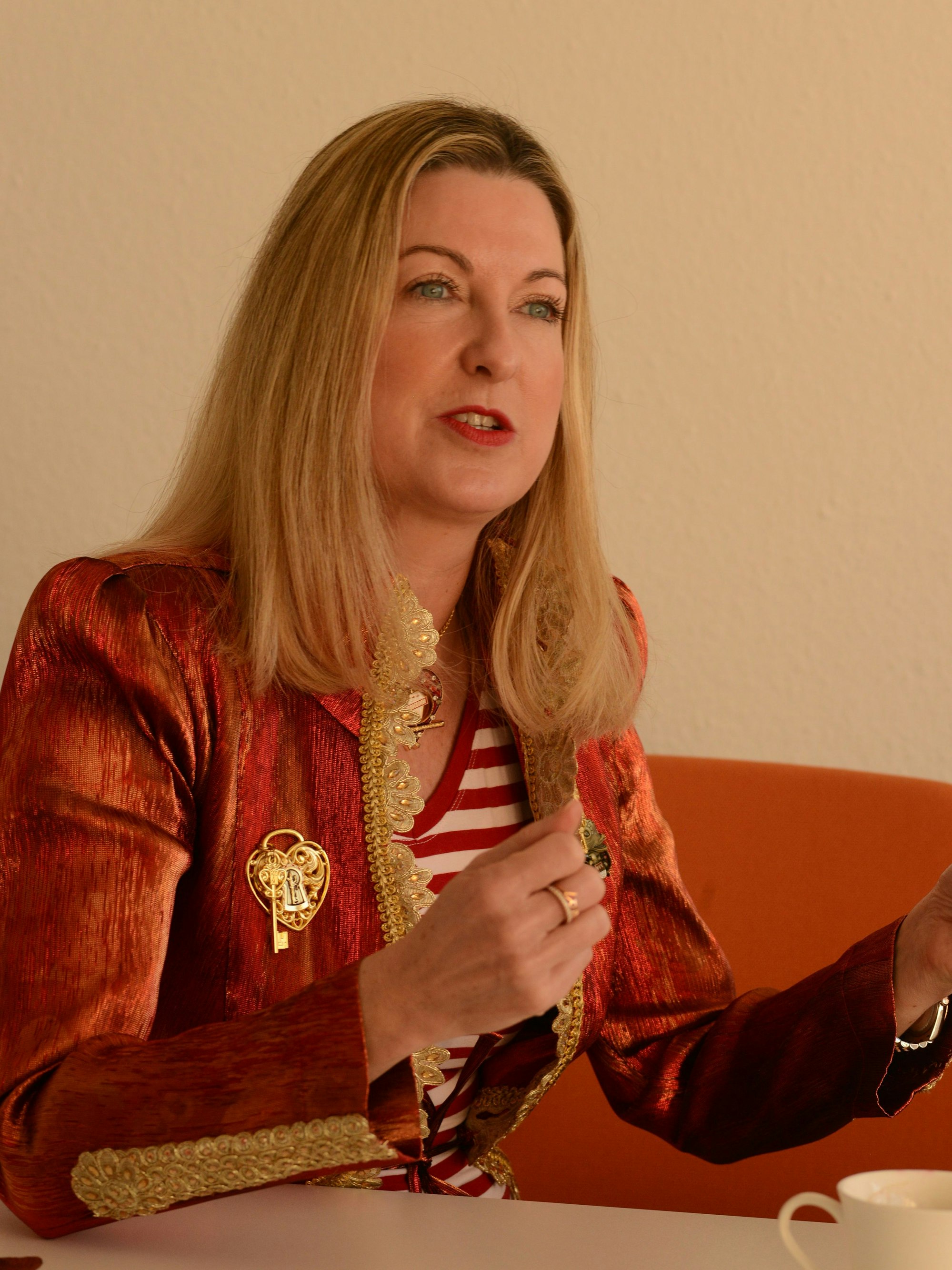 14.02.2023, Köln: Weiberfastnacht Interiew mit Nici Kempermann und Tanja Wolters Foto: Stefan Worring