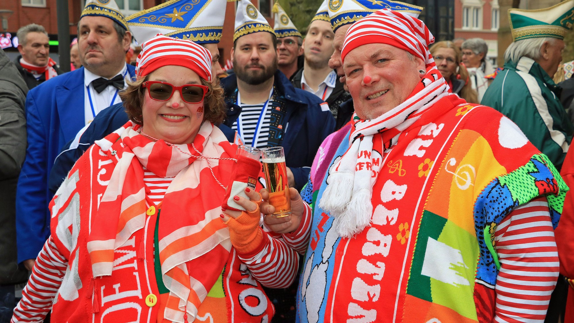 Stammgäste aus Hürth sind Petra und Stephan in der fünften Jahreszeit.