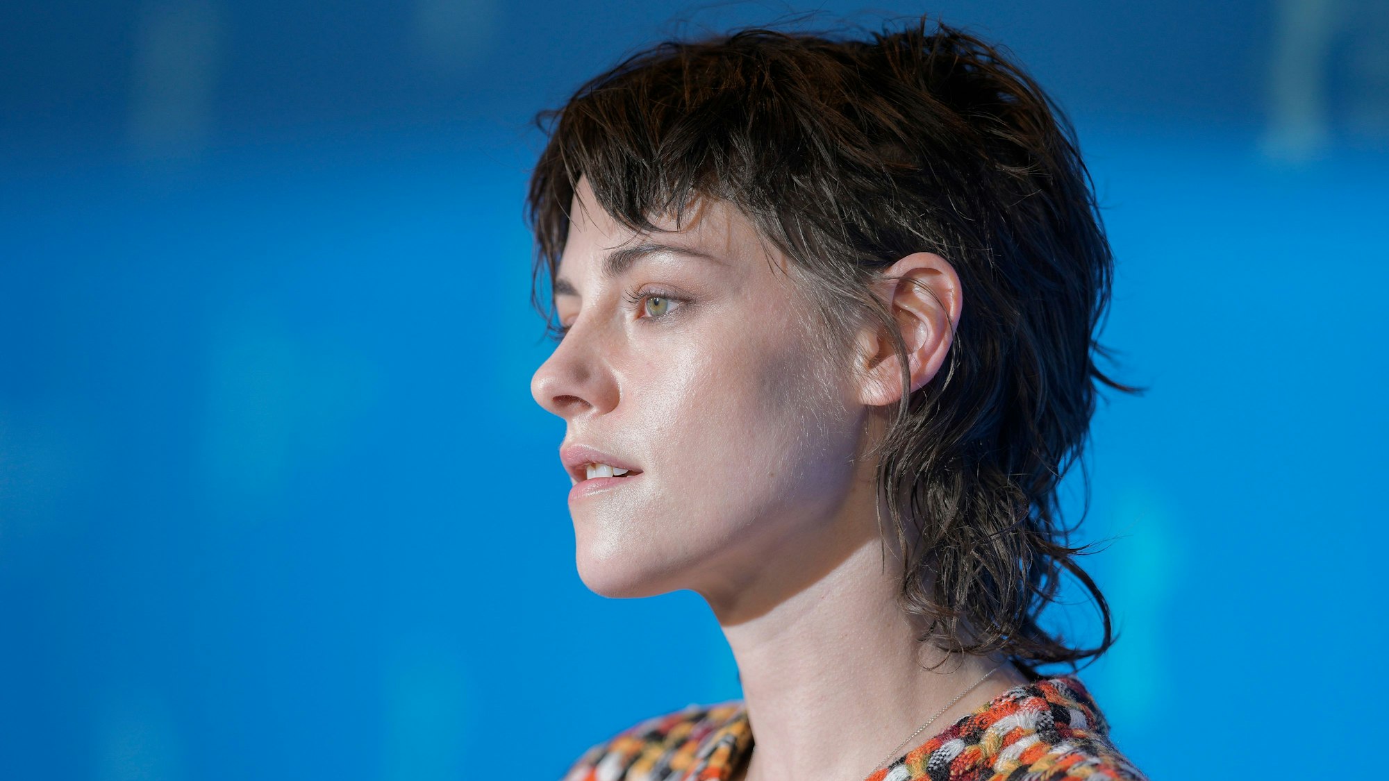 Jurypräsidentin Kristen Stewart posiert in Berlin.