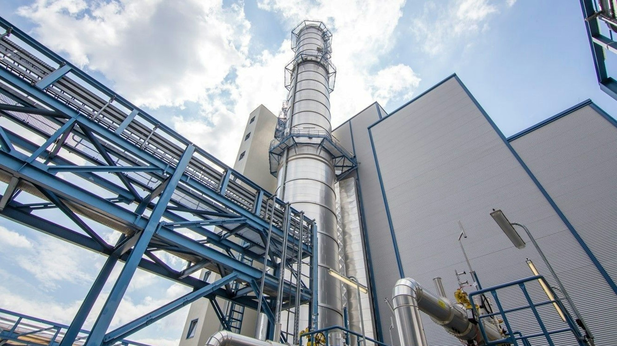 Heizkraftwerk der Rhein-Energie in Köln.