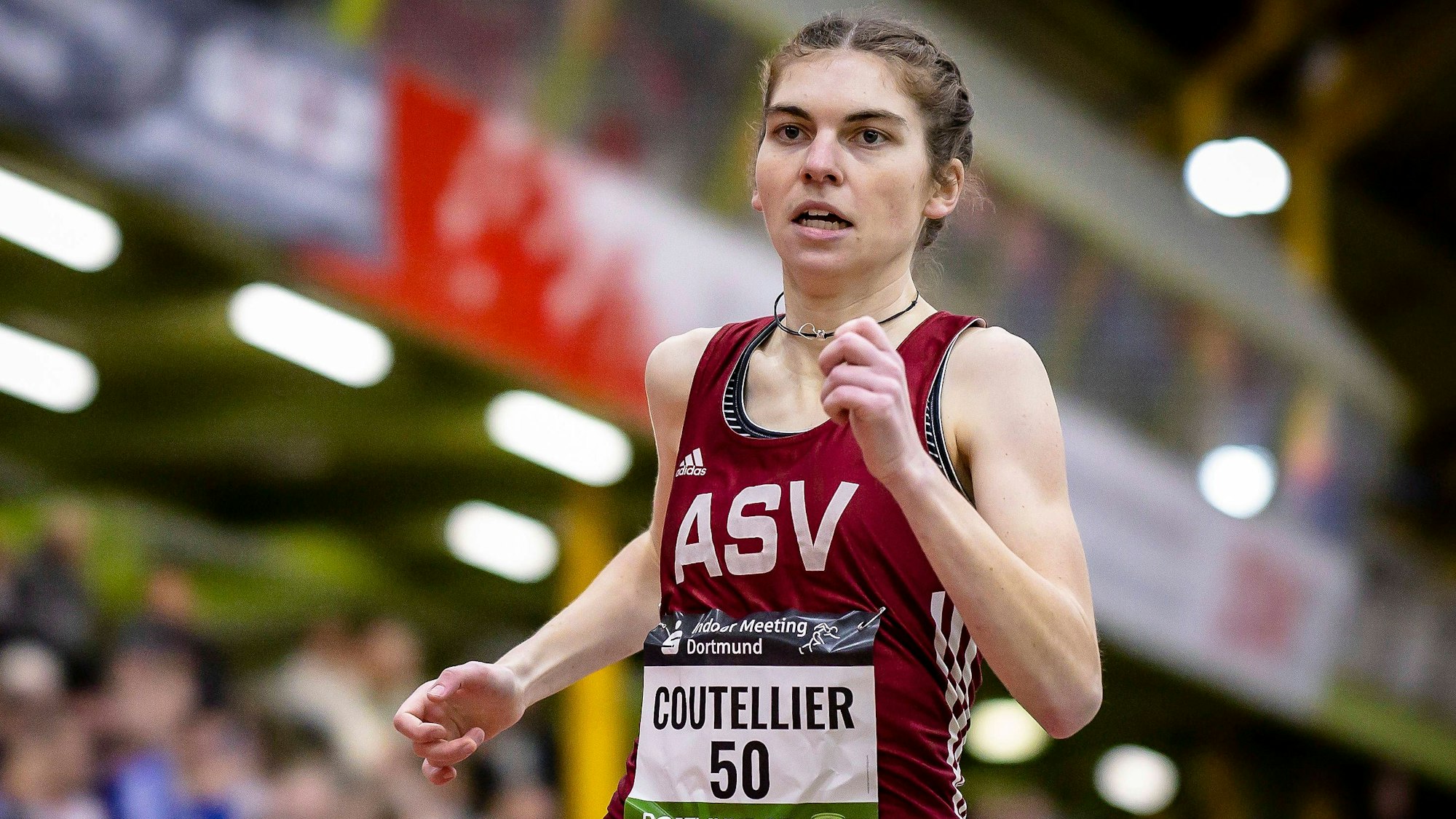 Sparkassen Indoor Meeting Dortmund Dortmund, 12.02.2023 Vera Coutellier ASV Koeln Sparkassen Indoor Meeting Dortmund im Rahmen der World Athletics Indoor Tour Bronze in der Helmut-Koernig-Halle in Dortmund, Deutschland am 12.02.2023. *** Sparkassen Indoor Meeting Dortmund Dortmund, 12 02 2023 Vera Coutellier ASV Koeln Sparkassen Indoor Meeting Dortmund as part of the World Athletics Indoor Tour Bronze at the Helmut Koernig Halle in Dortmund, Germany on 12 02 2023 Copyright: xBEAUTIFULxSPORTS/AxelxKohringx