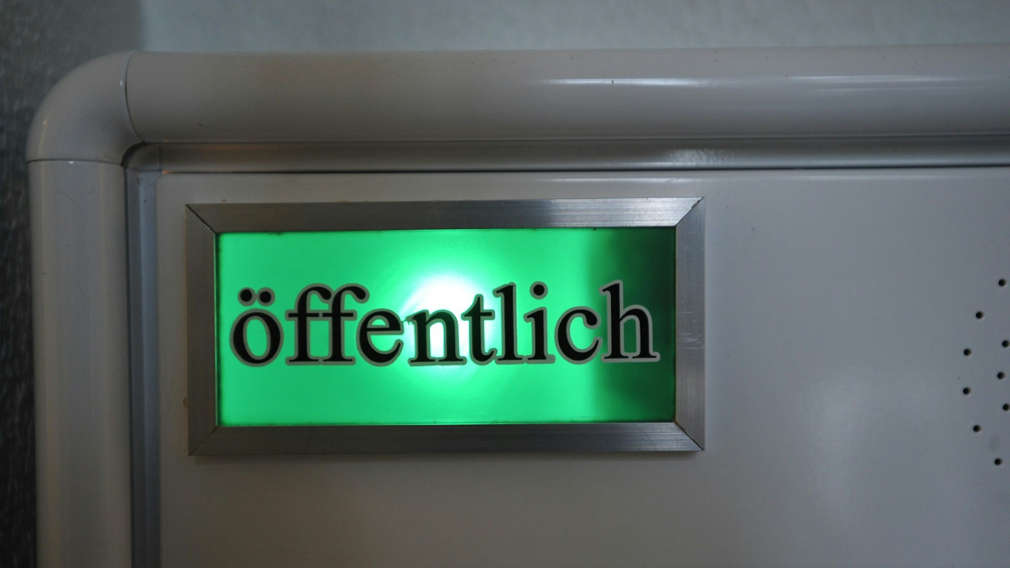 Eine Sitzung im Amtsgericht ist öffentlich. (Symbolbild)