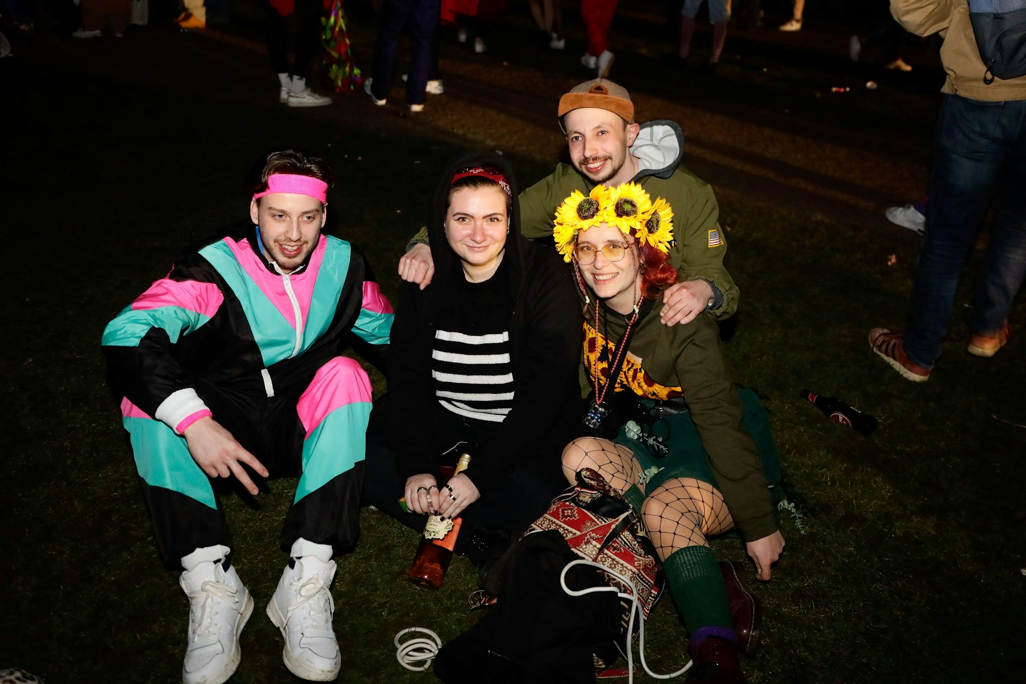 Marvin, Charly, Patrick und Vera (v.l.)