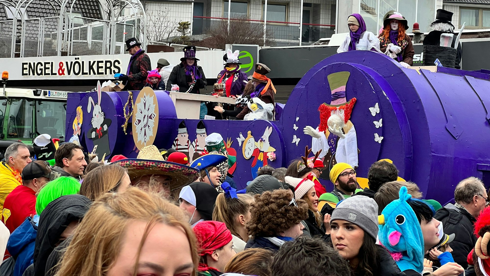 Der Blütensamstagszug in Leichlingen 2023.