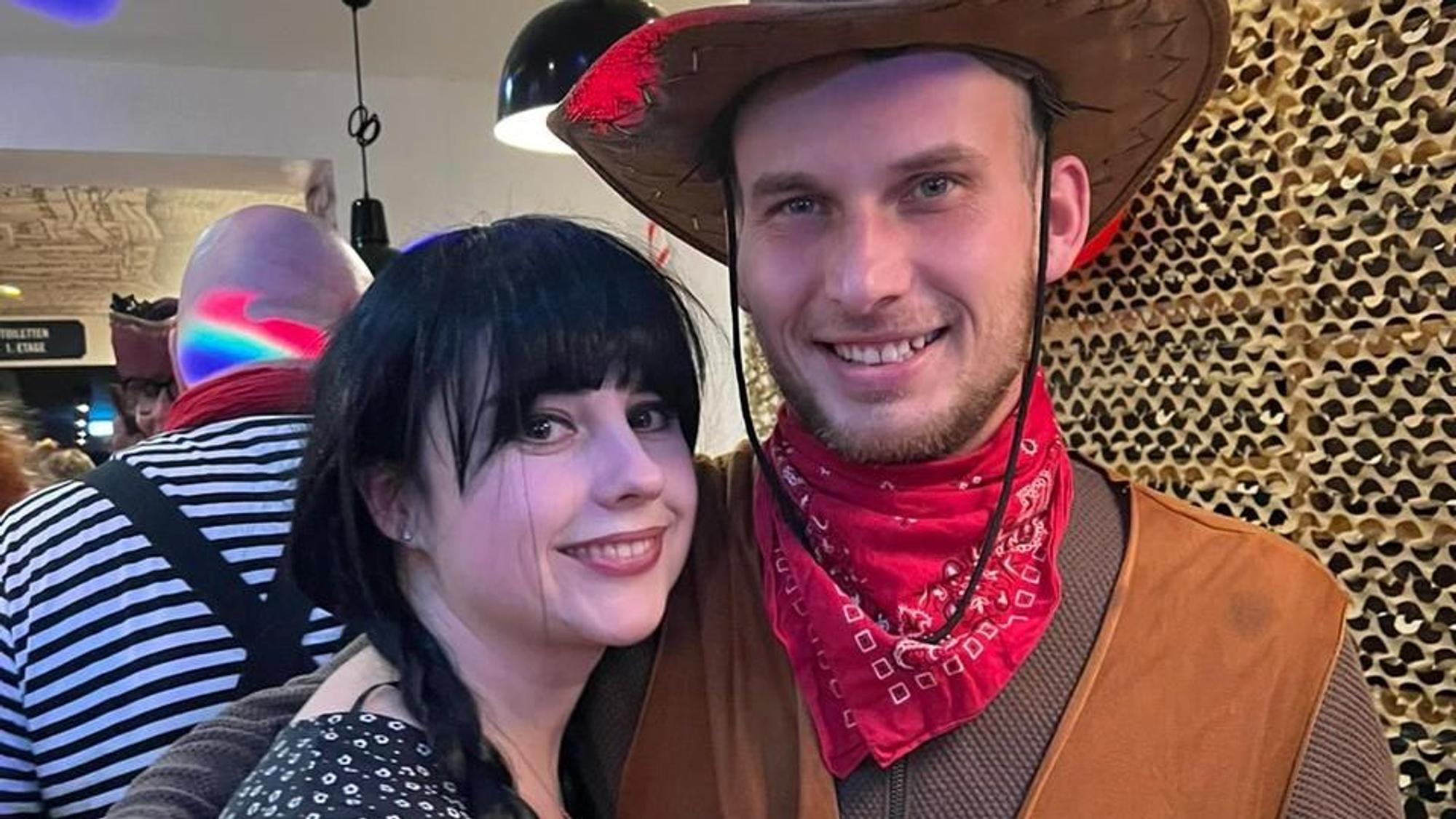 Katerina und Michail Kovalenko aus Charkiw im Deutzer Brauhaus