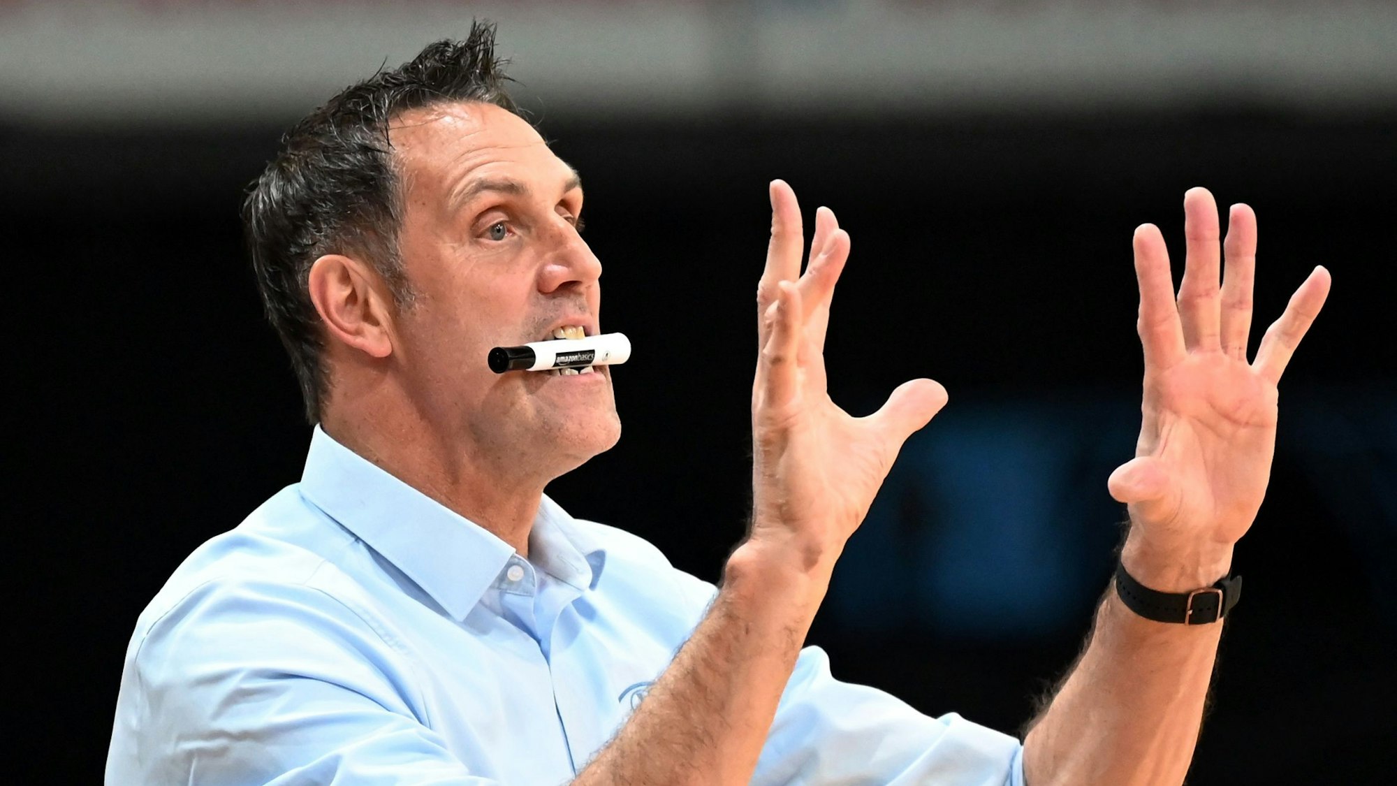 18.02.2023, Basketball-Bayer Giants-Paderborn
TR: Hansi Gnad (bayer)
Foto: Uli Herhaus