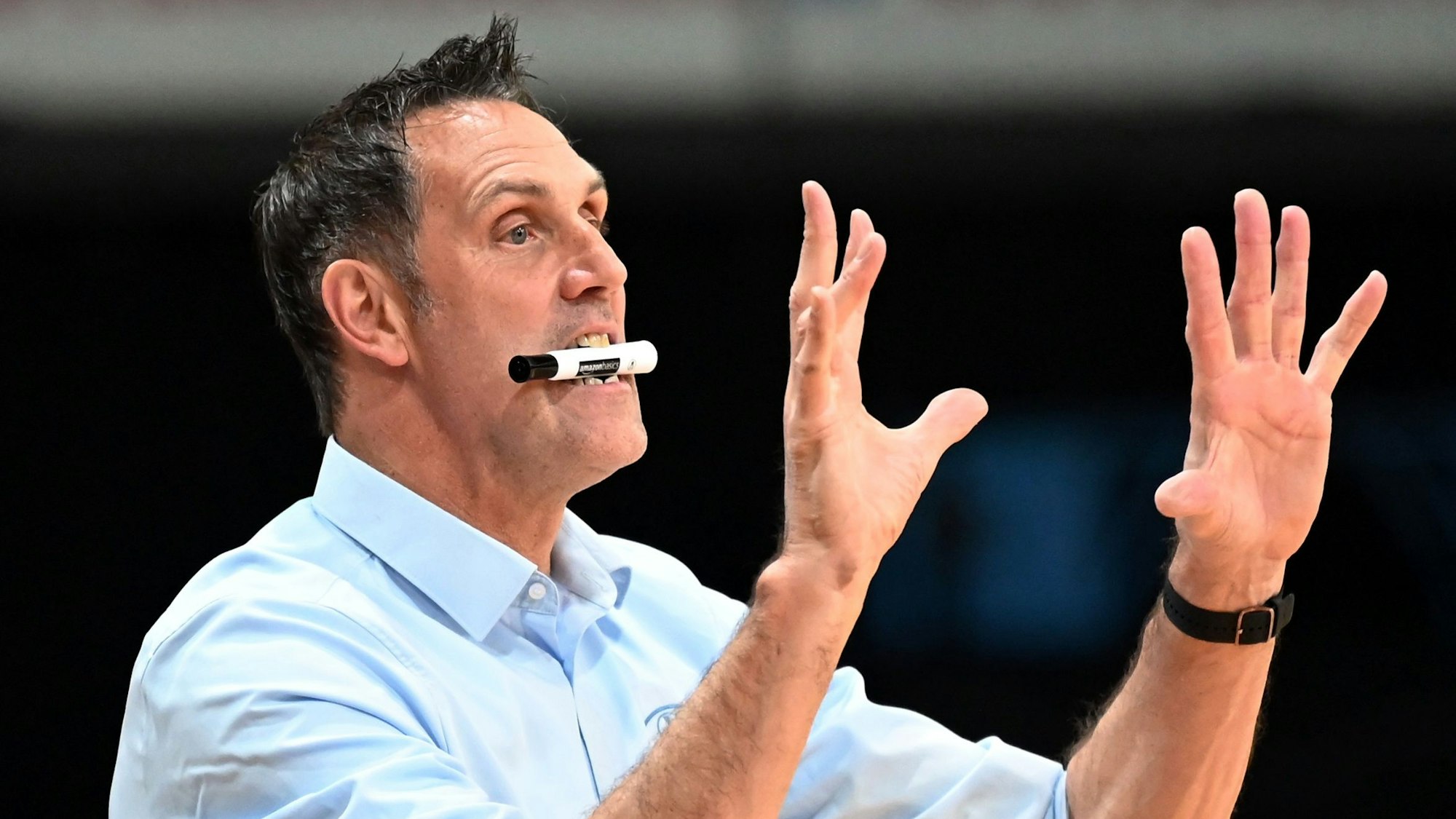 18.02.2023, Basketball-Bayer Giants-Paderborn
TR: Hansi Gnad (bayer)
Foto: Uli Herhaus