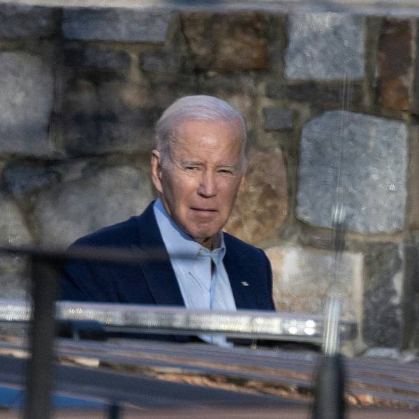 US-Präsident Joe Biden auf dem Campus der Georgetown Universiät in Washington.
