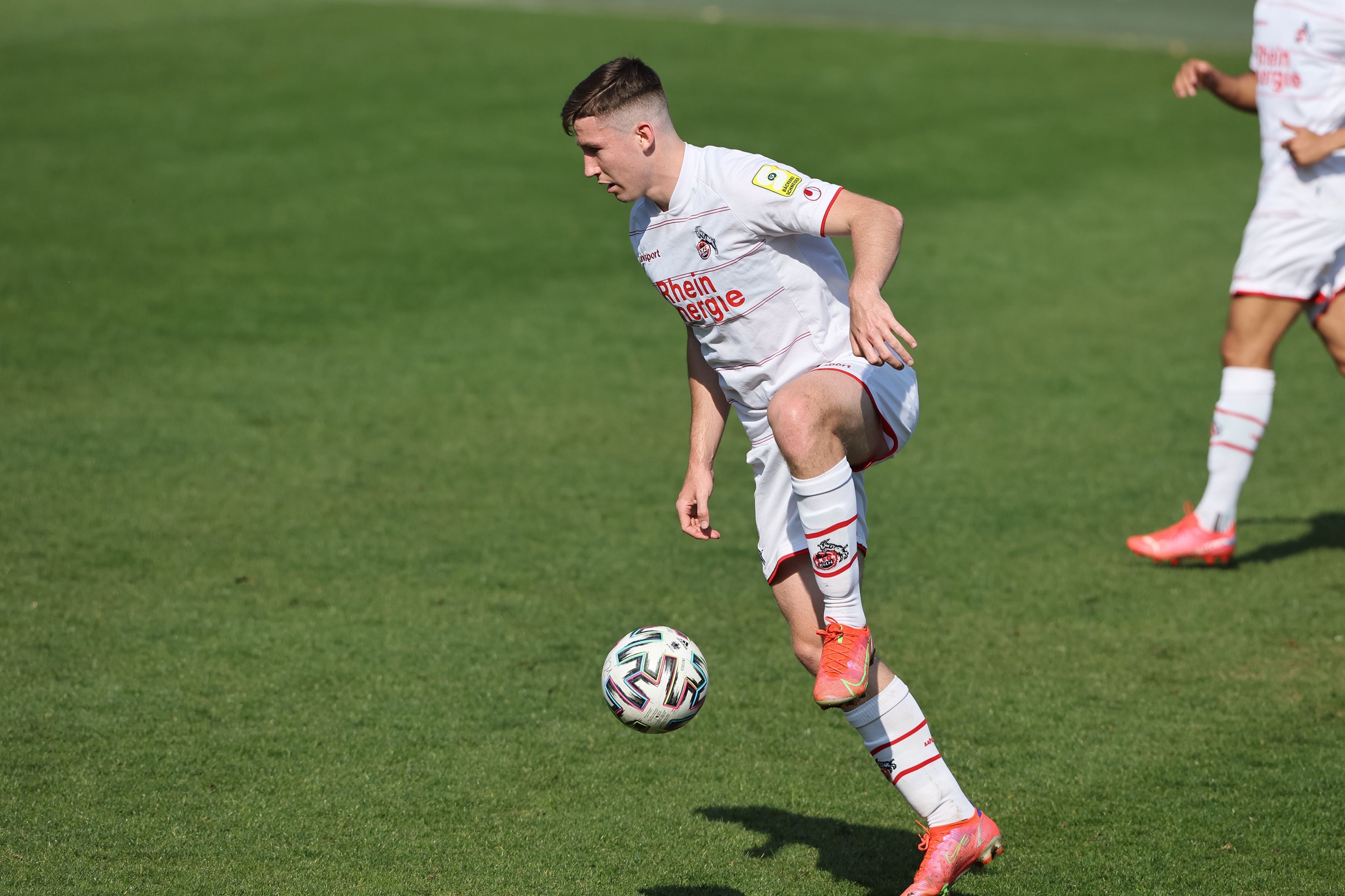1.FC Köln U21 vs. Rot-Weiss Ahlen, Regionalliga West, Hendrik Mittelstädt (1.FC Köln), 26.03.2022, Bild: Herbert Bucco
