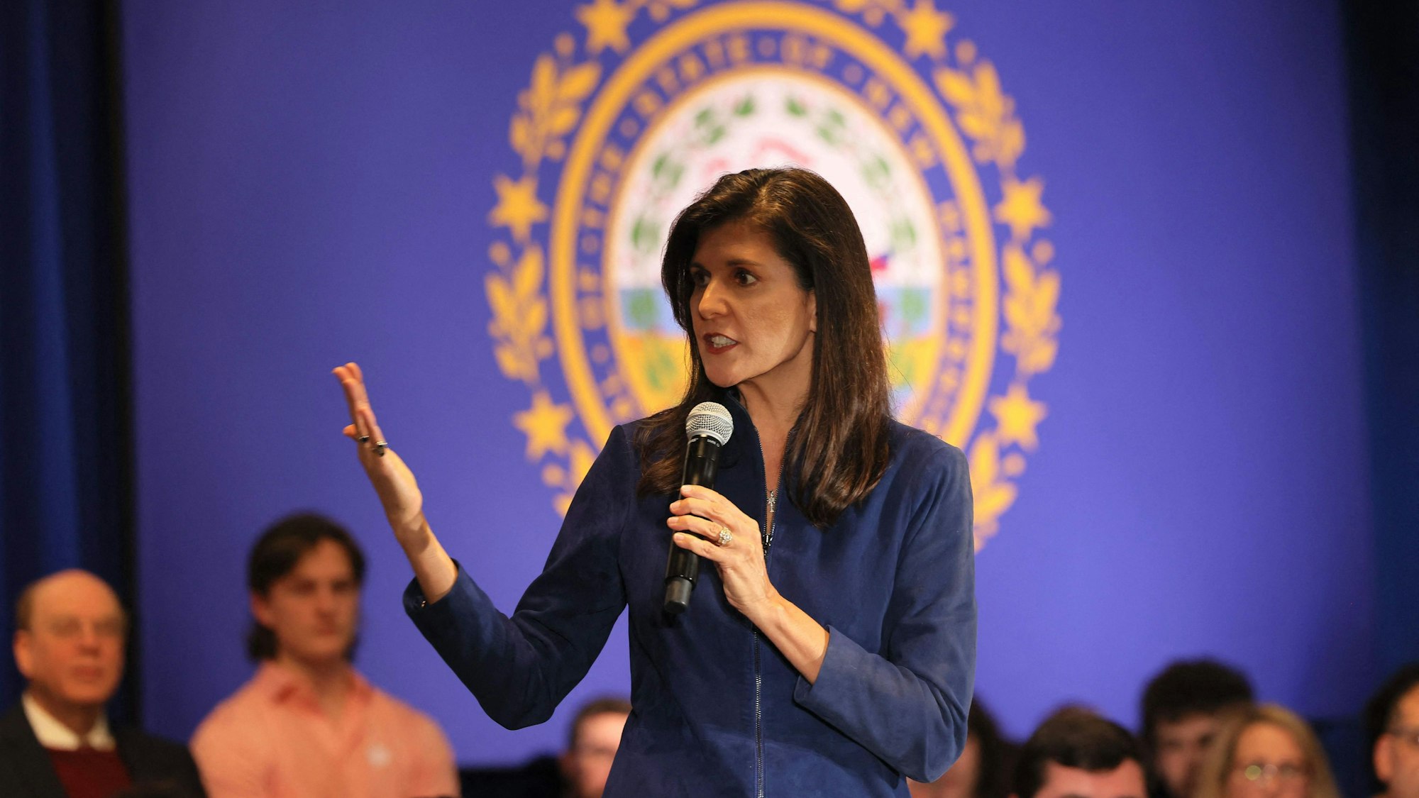 Die republikanische HerausfordererIn Nikki Haley.