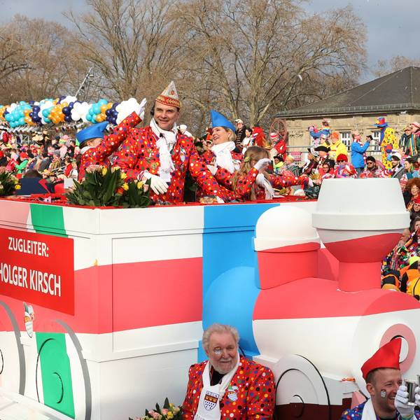 Holger Kirsch auf dem Zugleiterwagen