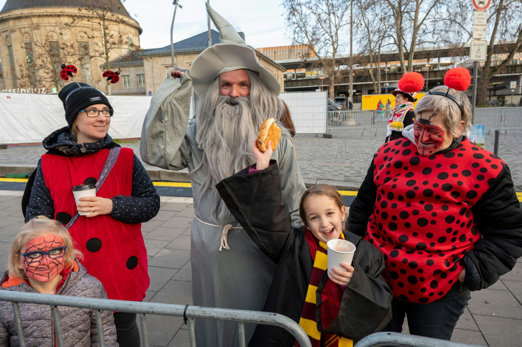 Eine Gruppe Jecken aus Dortmund.