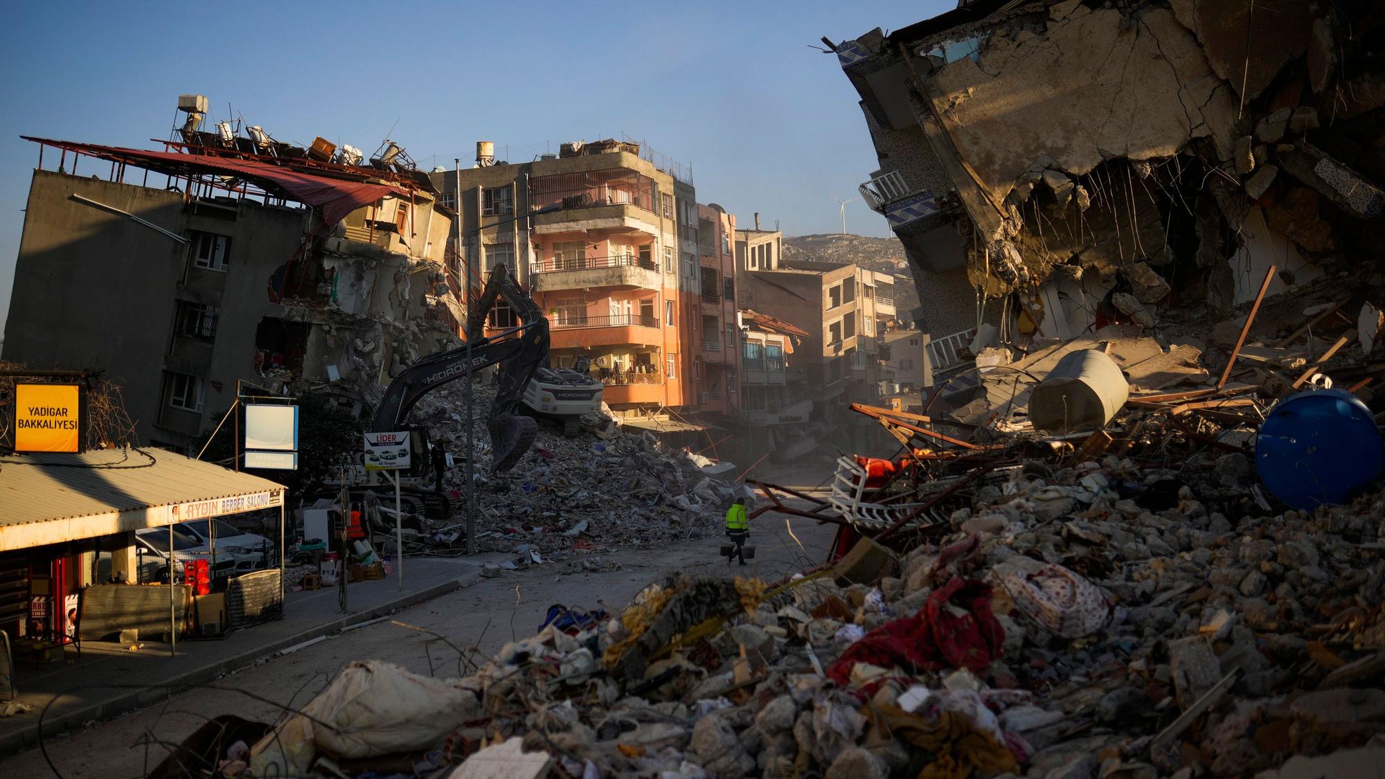 Der Bezirk Samandag in der Südosttürkei wurde bereits bei der Erdbebenkatastrophe vor zwei Wochen stark getroffen.