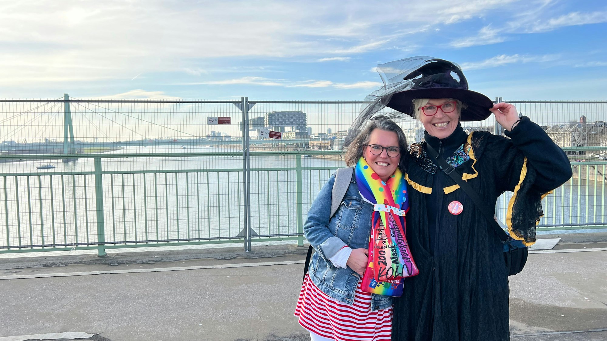 Sabine Sansone (links) und Andrea.