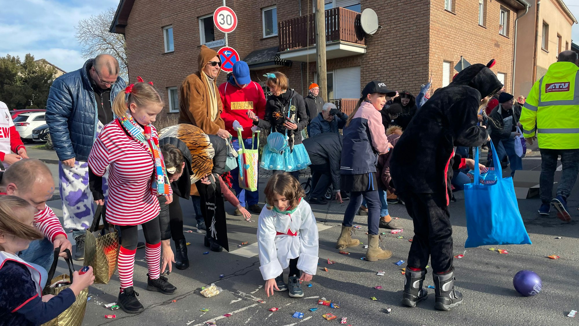 Karnevalszug in Troisdorf-Eschmar.