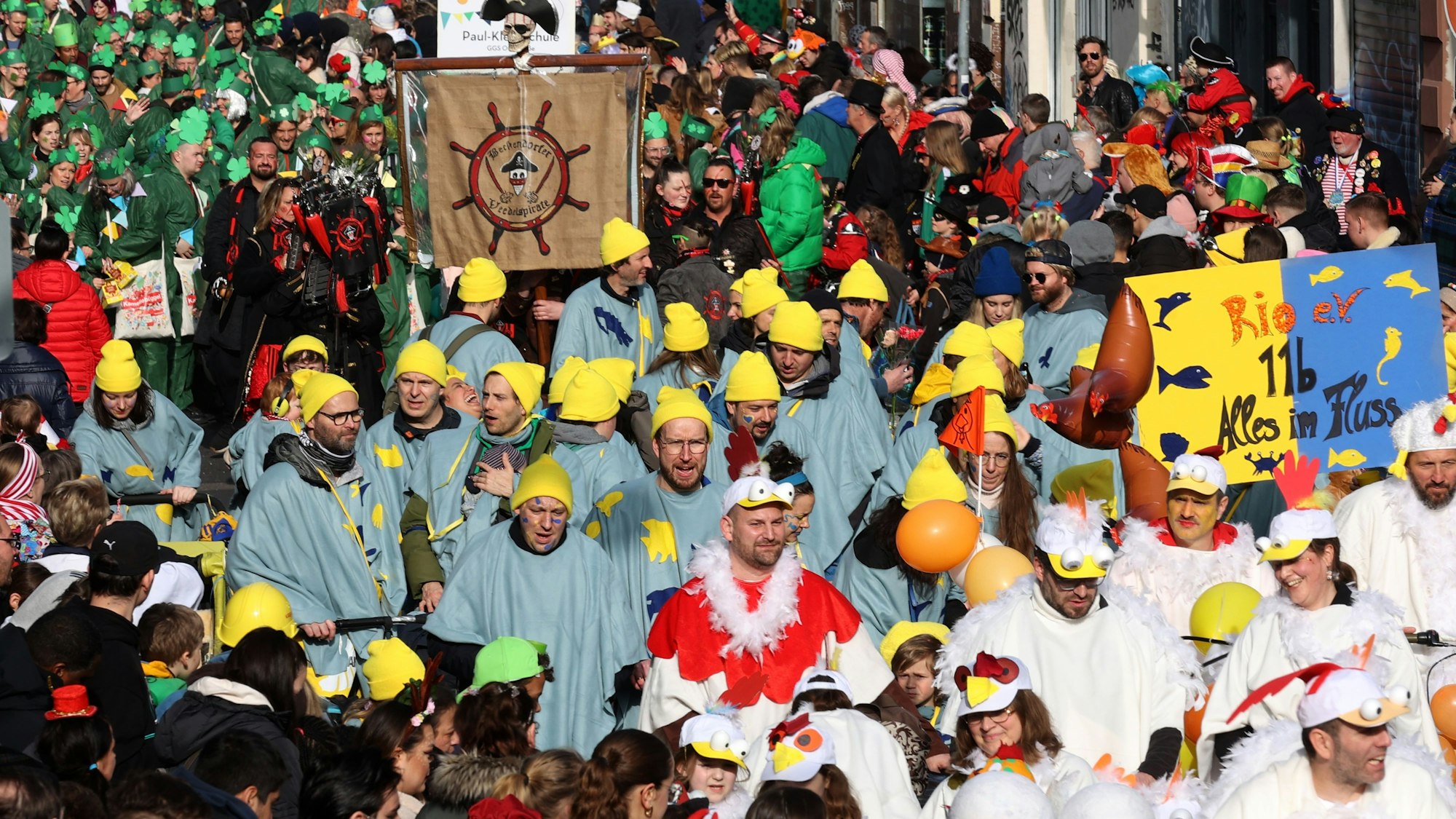 Der Veedelszug in Ehrenfeld.