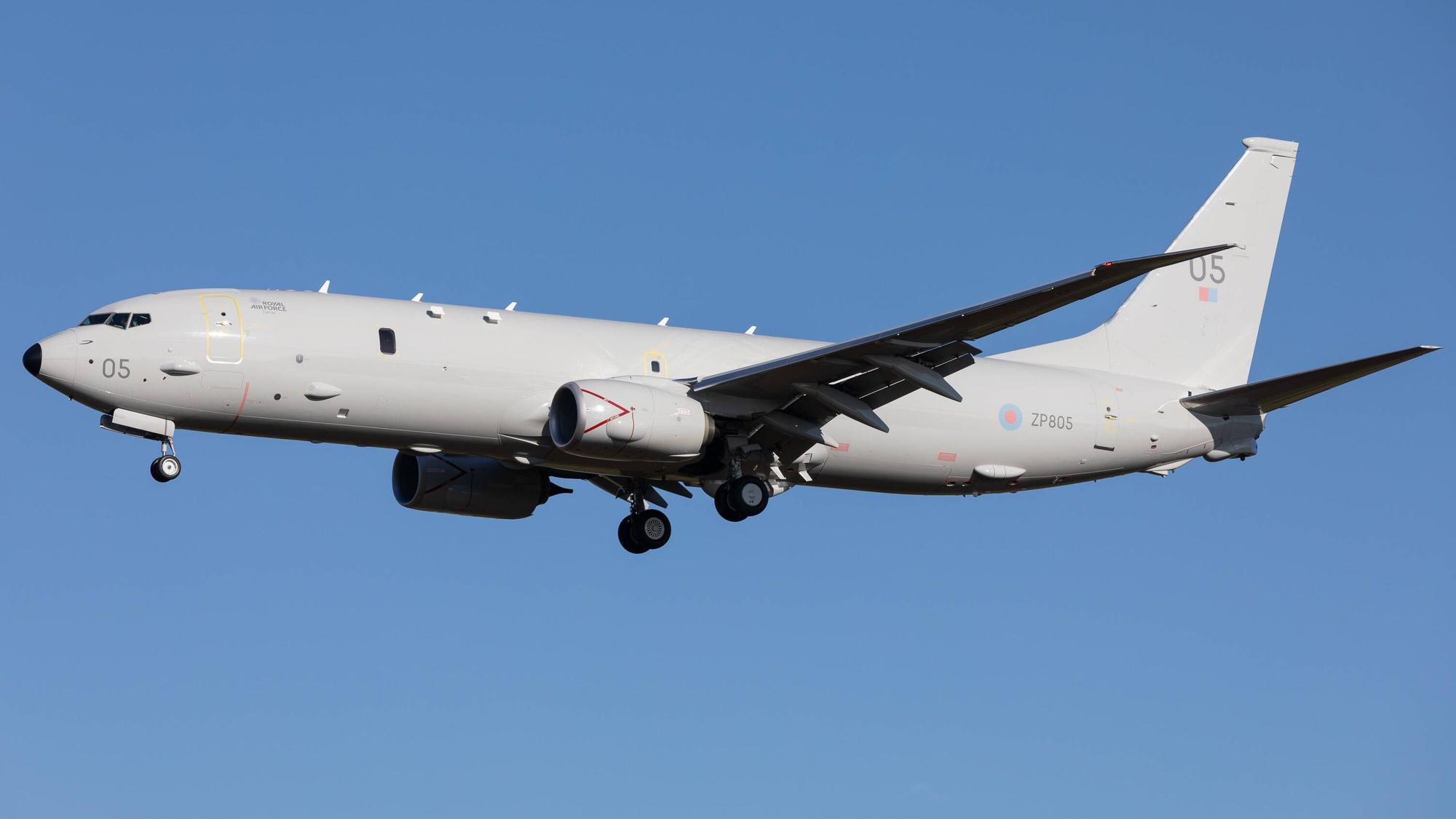 Ein P-8-Aufklärungsflugzeug vom Typ Poseidon. (Symbolbild)
