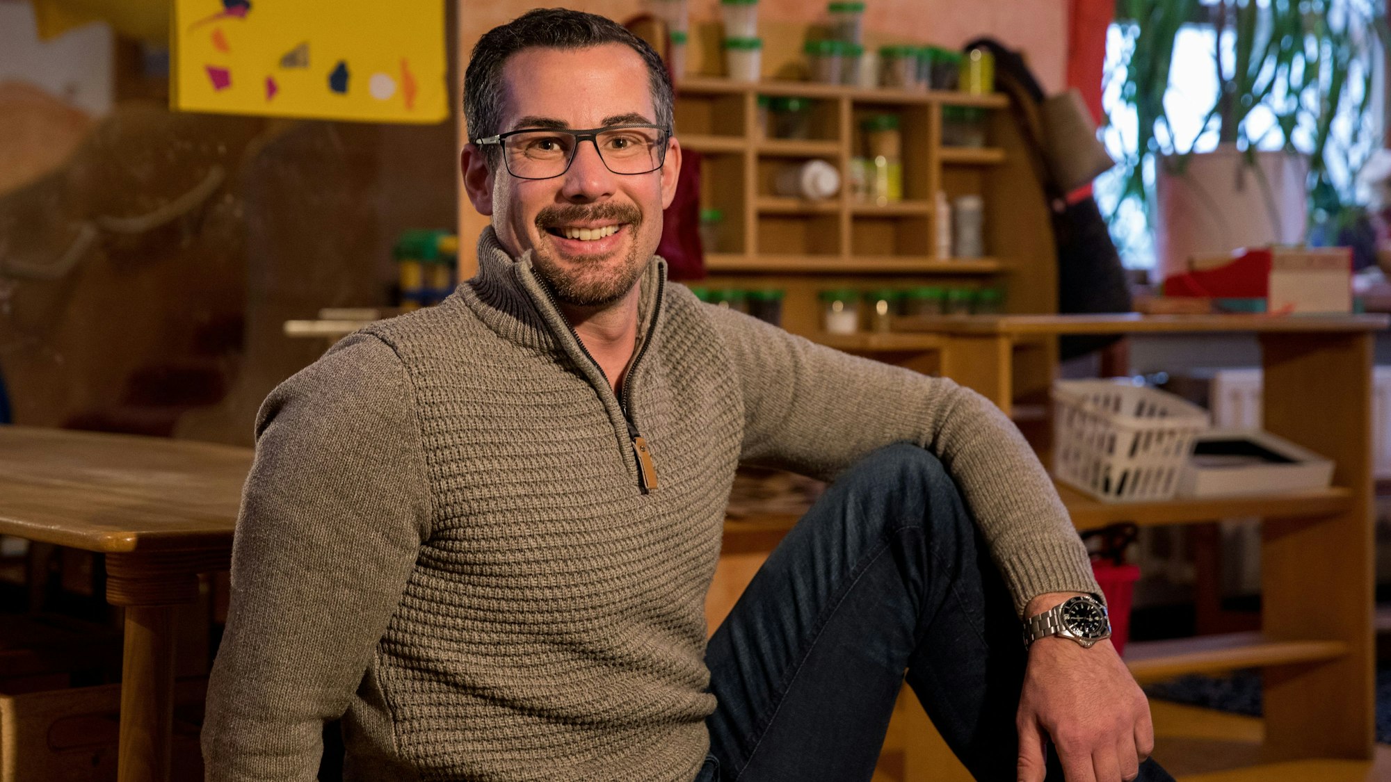 Stephan Vogt, Leiter der Kita Robin Hood