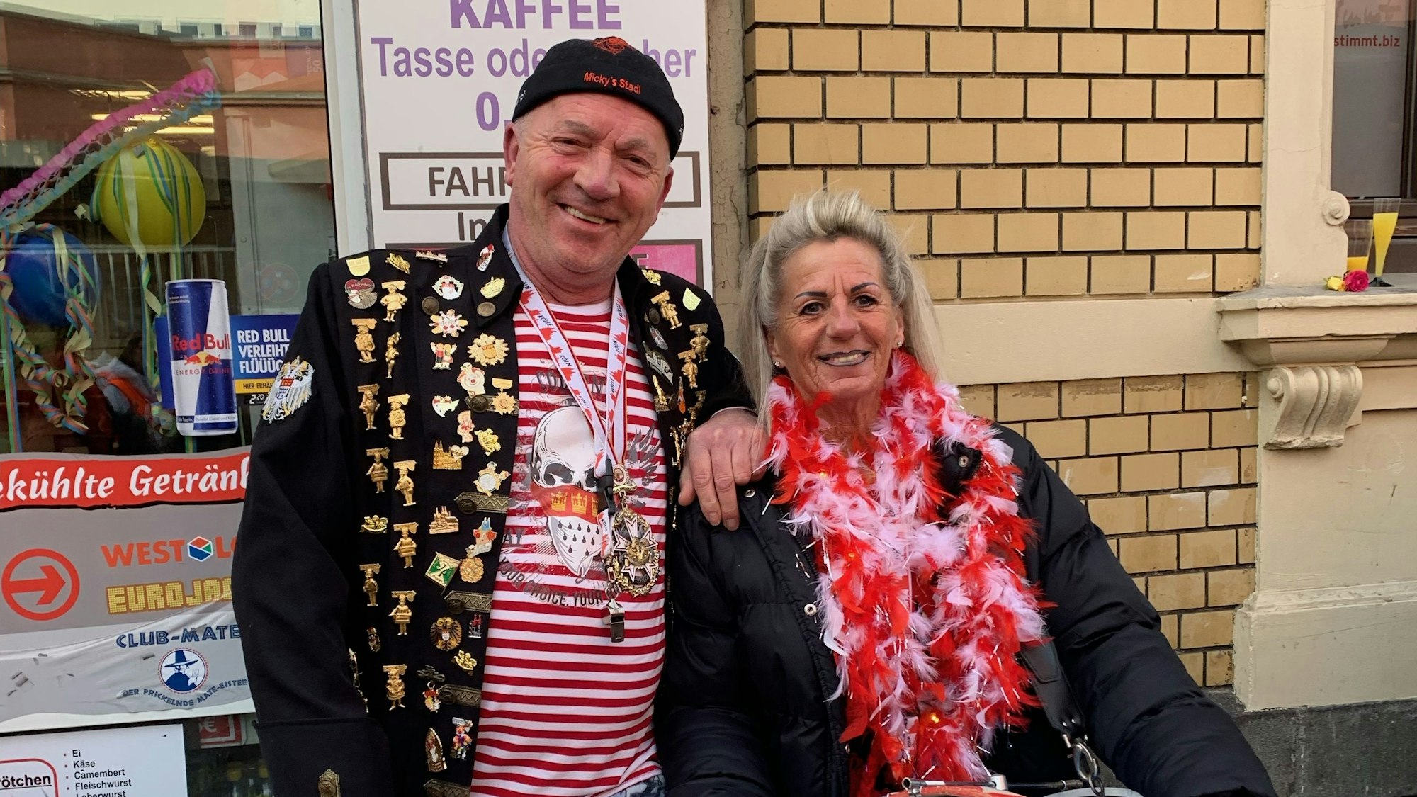 Tom und Manu waren auch in Kalk unterwegs.