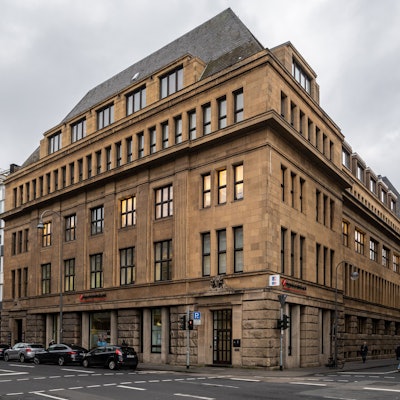 Außensicht der Kunst- und Museumsbibliothek der Stadt Köln am Kattenbug