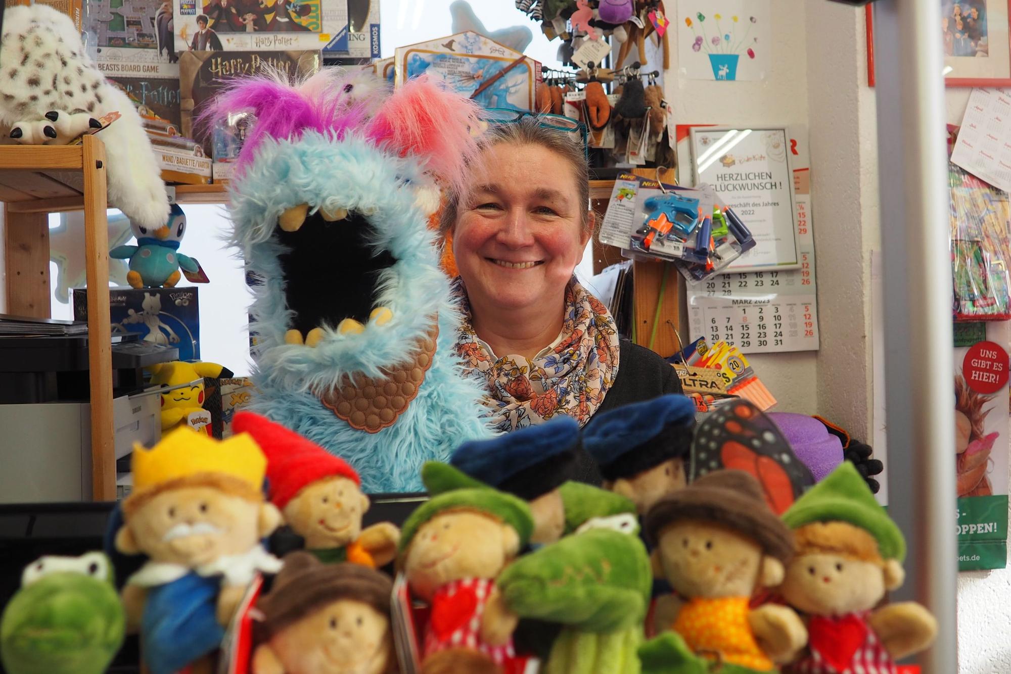 Leichlinger Spielwarengeschäft Kinderkiste: Inhaberin Stefanie Deutsch