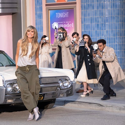 Heidi Klum während der 18. Staffel ihrer Model-Such-Show.