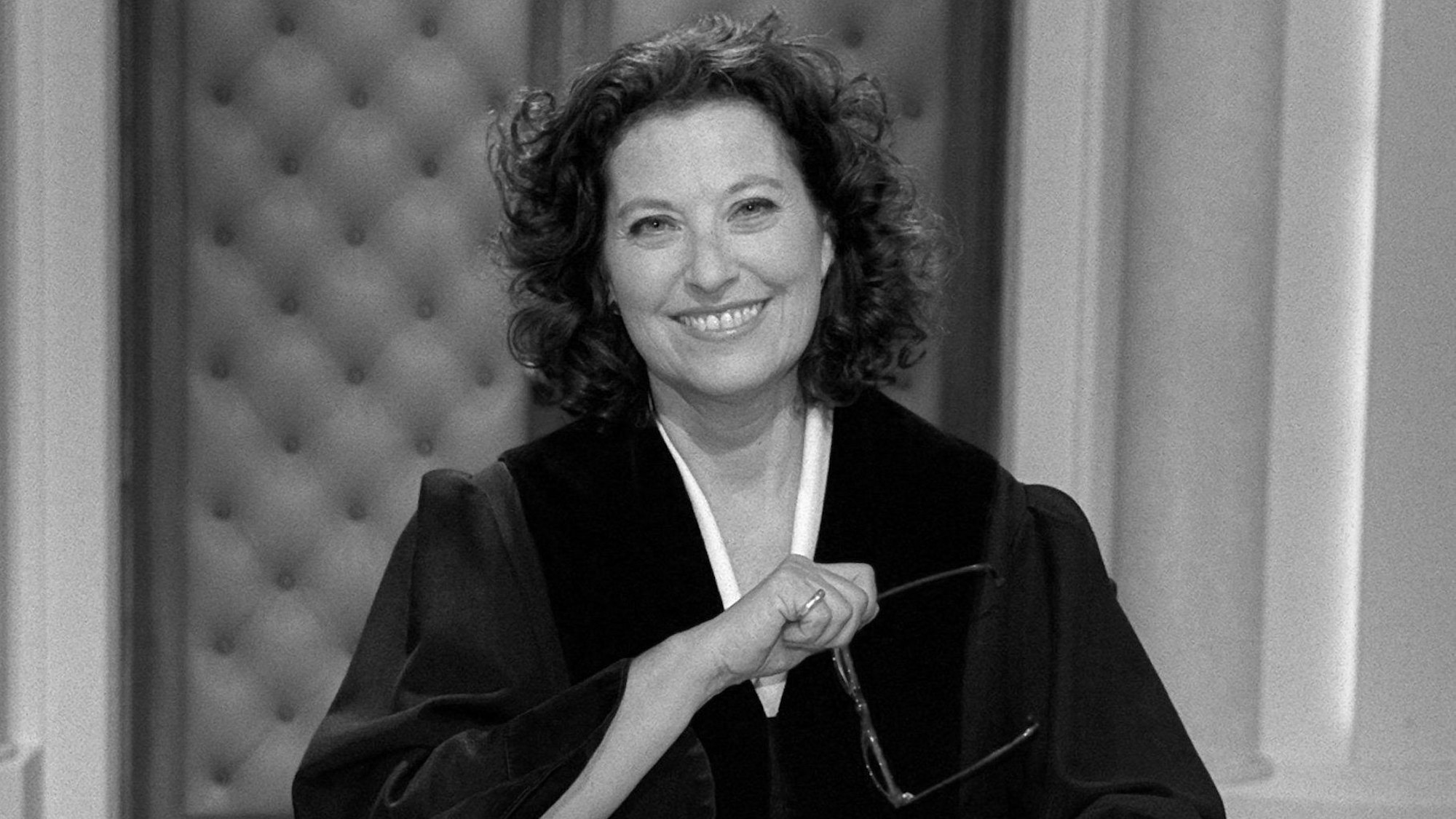 Ruth Herz auf der Richterbank.