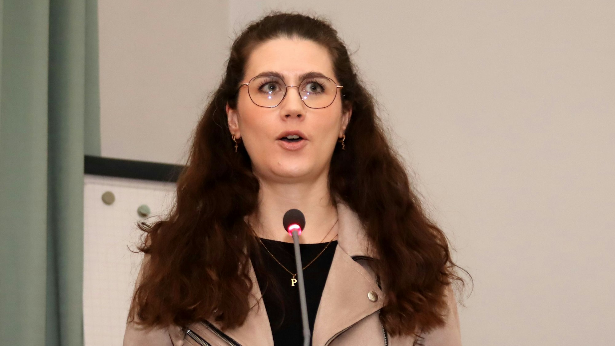 Sie stellte das Konzept vor: Svenja Gest vom Büro Isaplan.