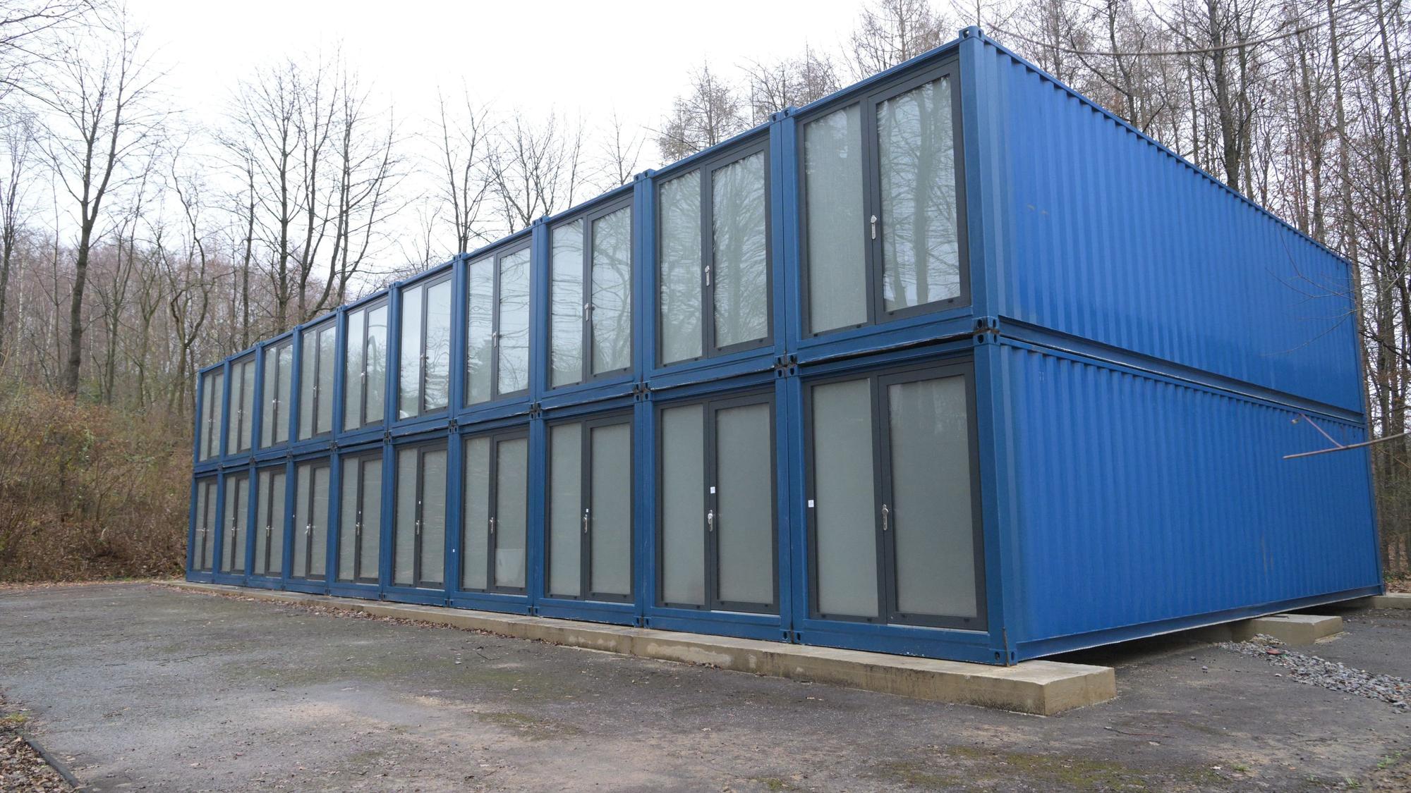 Eine Notunterkunft für Geflüchtete in Odenthal.