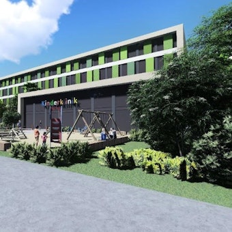 Ein erster Entwurf für die neue Kinderklinik in Merheim.