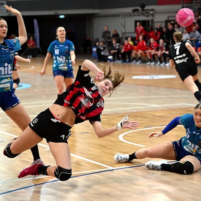 26.02.2023, Handball-Bayer Leverkusen-Buxtehude
Fem Boeters (Bayer)
Foto: Uli Herhaus
