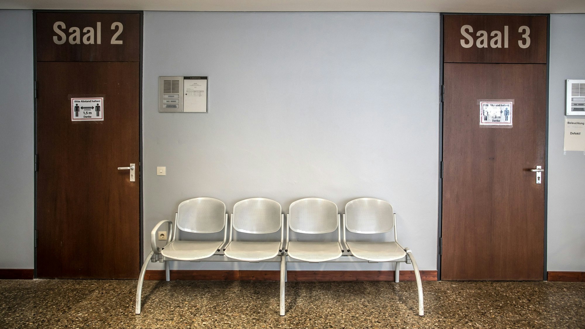 Auch wer nicht kam, musste zahlen. Bild aus dem Amtsgericht Leverkusen.